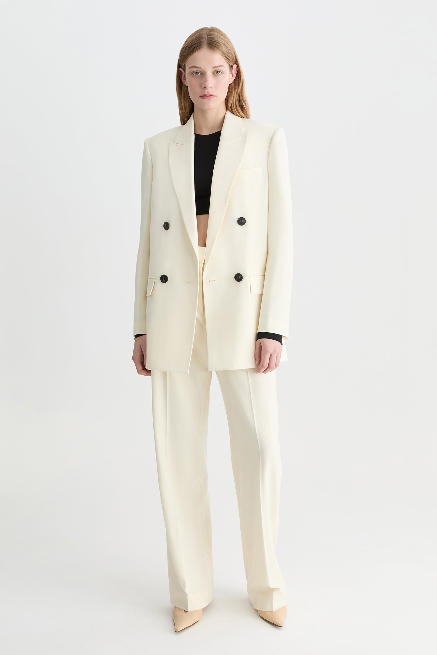 Carus Wool Blazer Vanilla-Willow-Australian-designer
