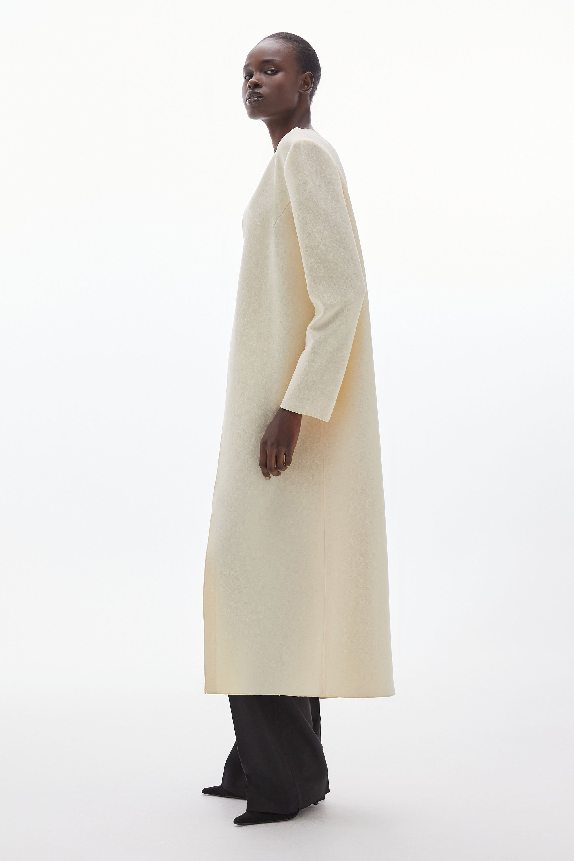 Inez Crepe Duster Butter
