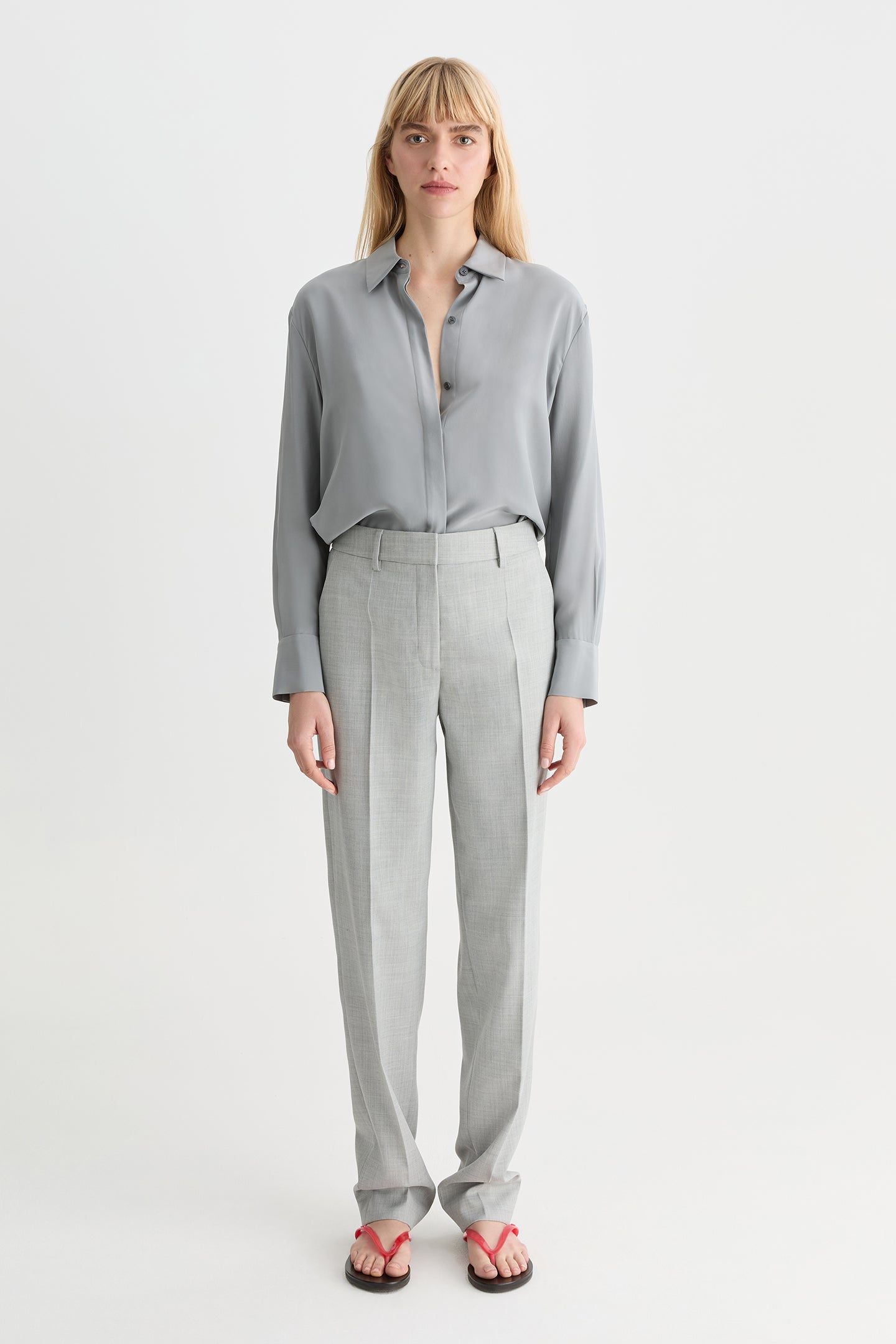 Novus Pant Grey Marle-Willow-Australian-designer