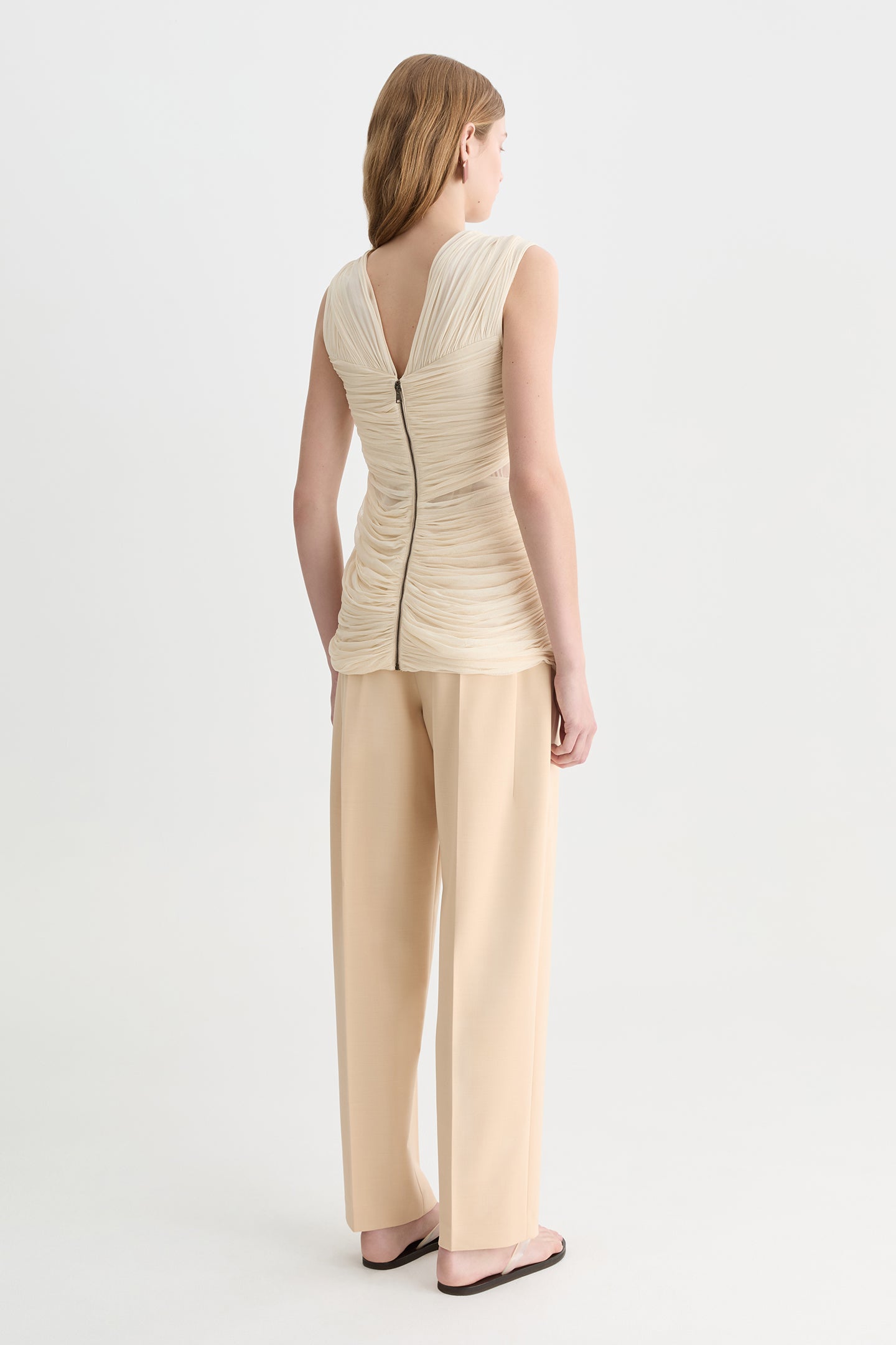 Pala Silk Top Butter-Willow-Australian-designer