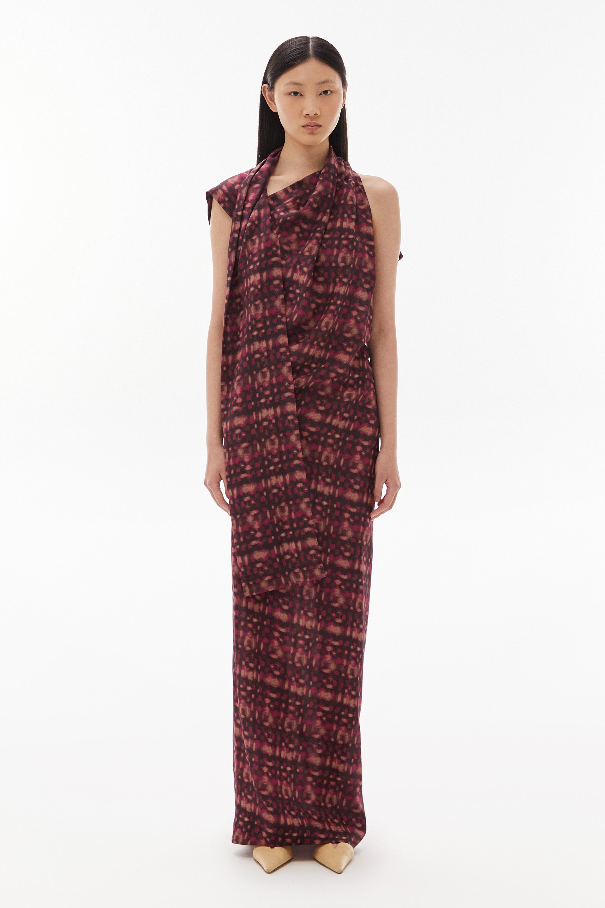 Seren Silk Dress Print