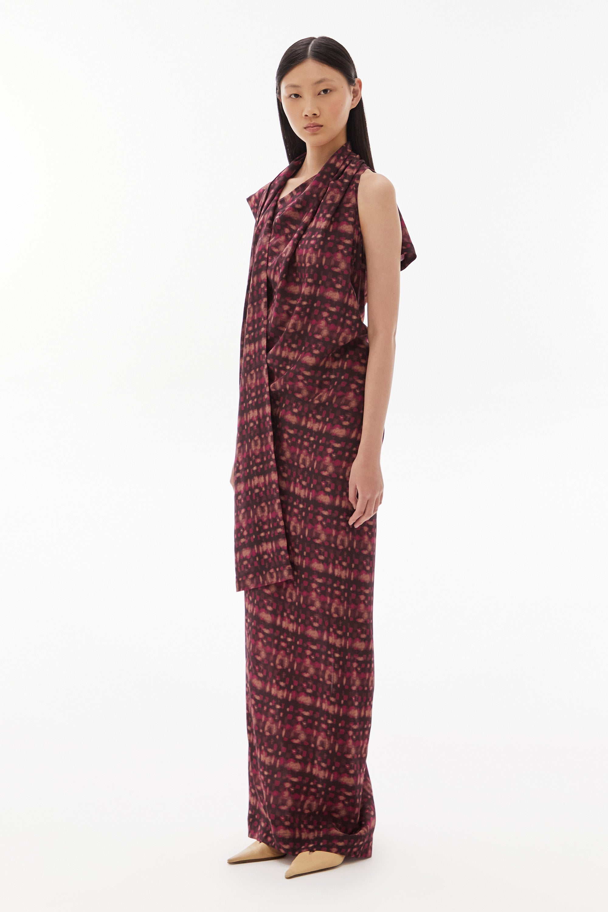 Seren Silk Dress Print