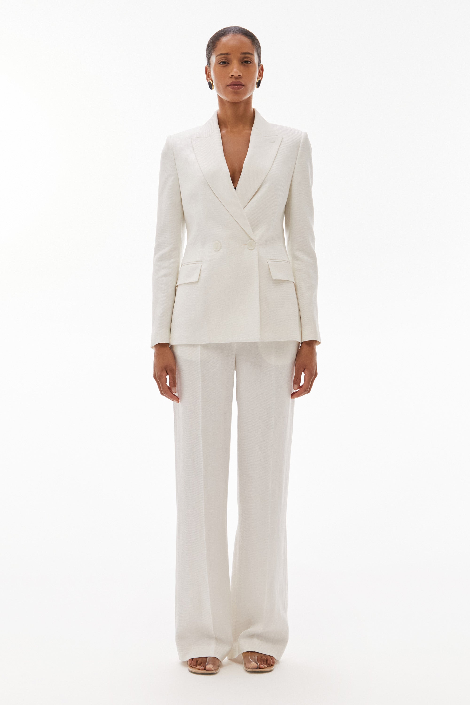 Illaria Curve Blazer Cream