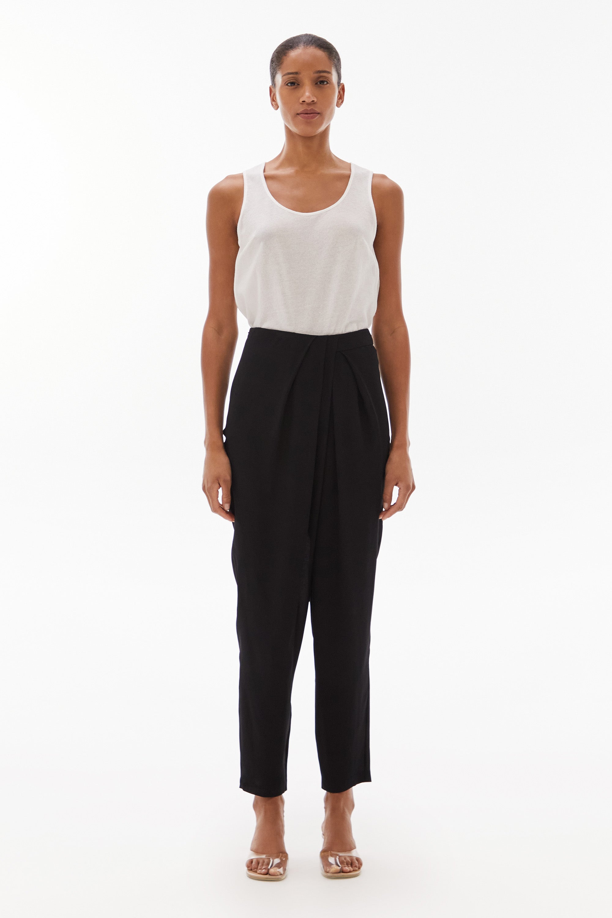 Medea Silk Pant Black