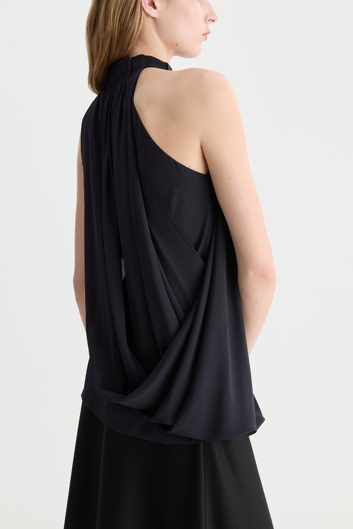 Solis Silk Twist Top Ink-Willow-Australian-designer