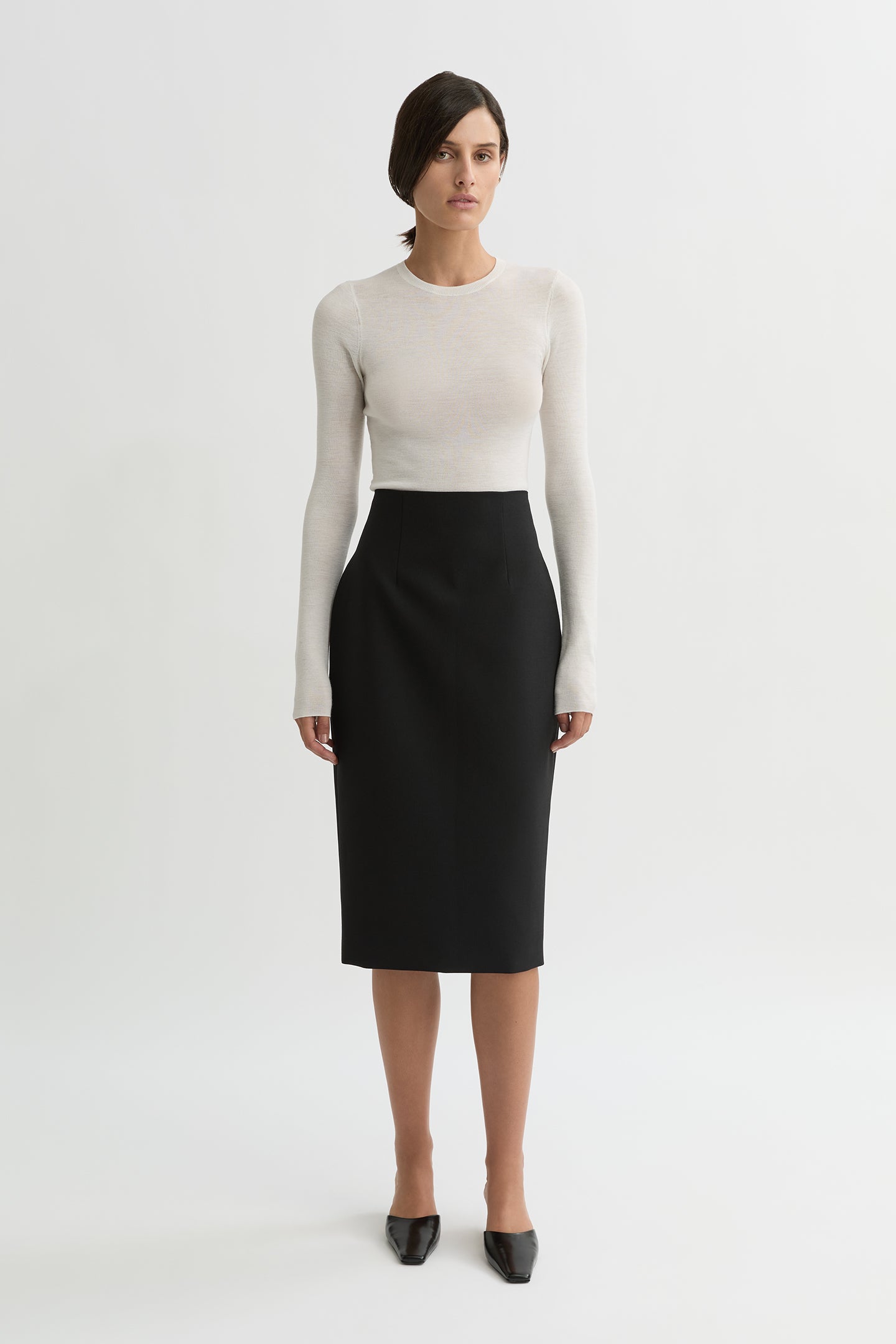 WILLOW-Australian_Designer-Astrid Pencil Skirt Black