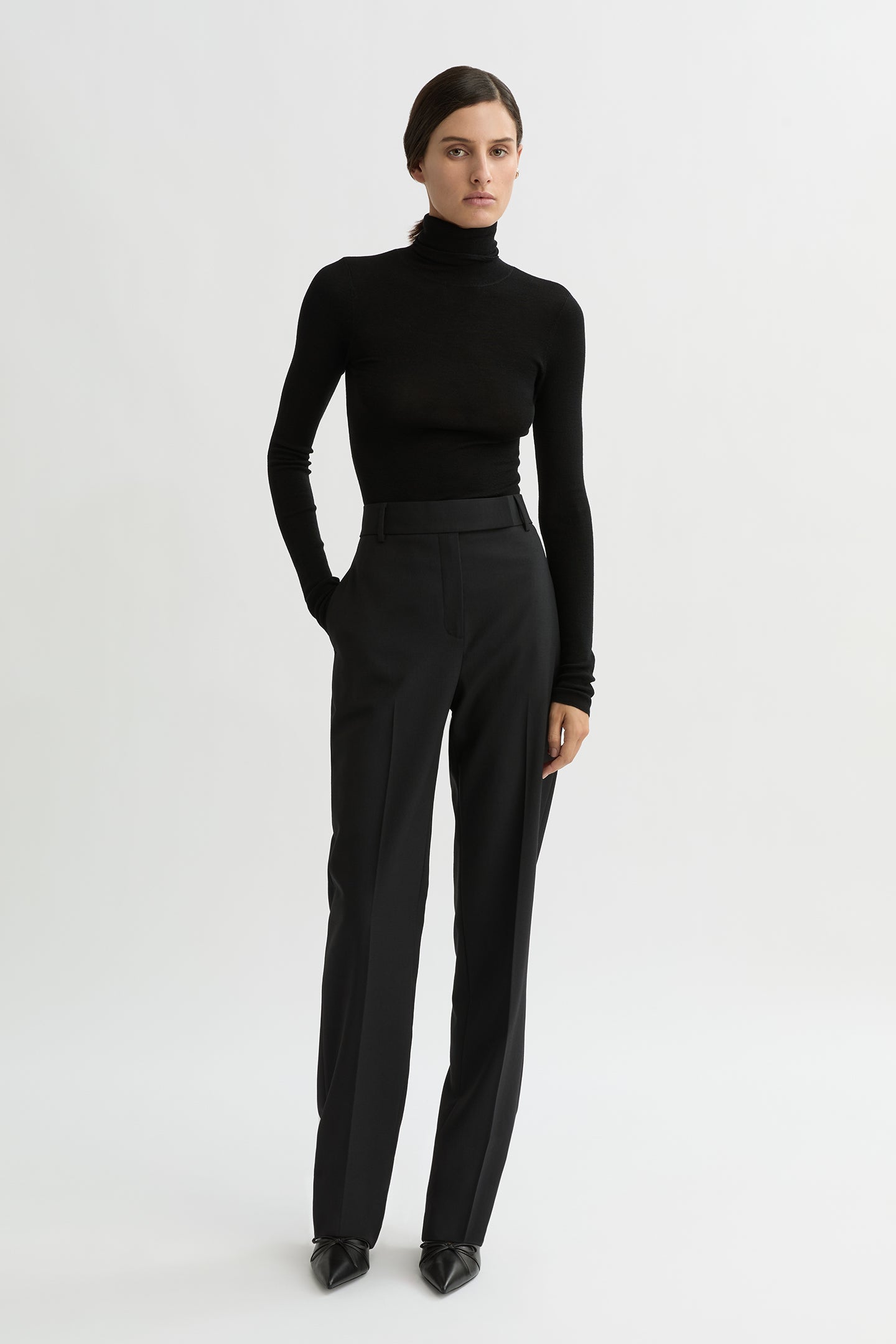 WILLOW-Australian_Designer-Astrid Tapered Pant Black