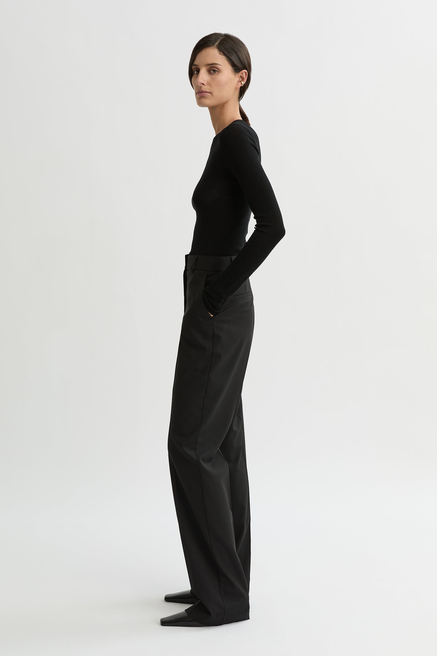 WILLOW-Australian_Designer-Simone Classic Pant Black
