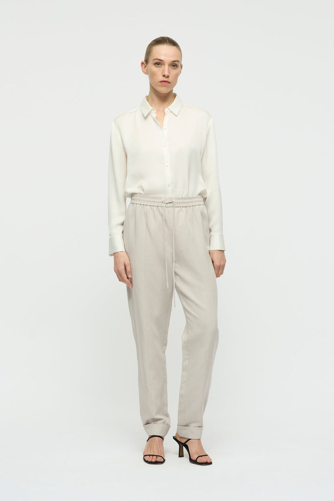 Gali Relaxed Pant in Stone-WILLOW