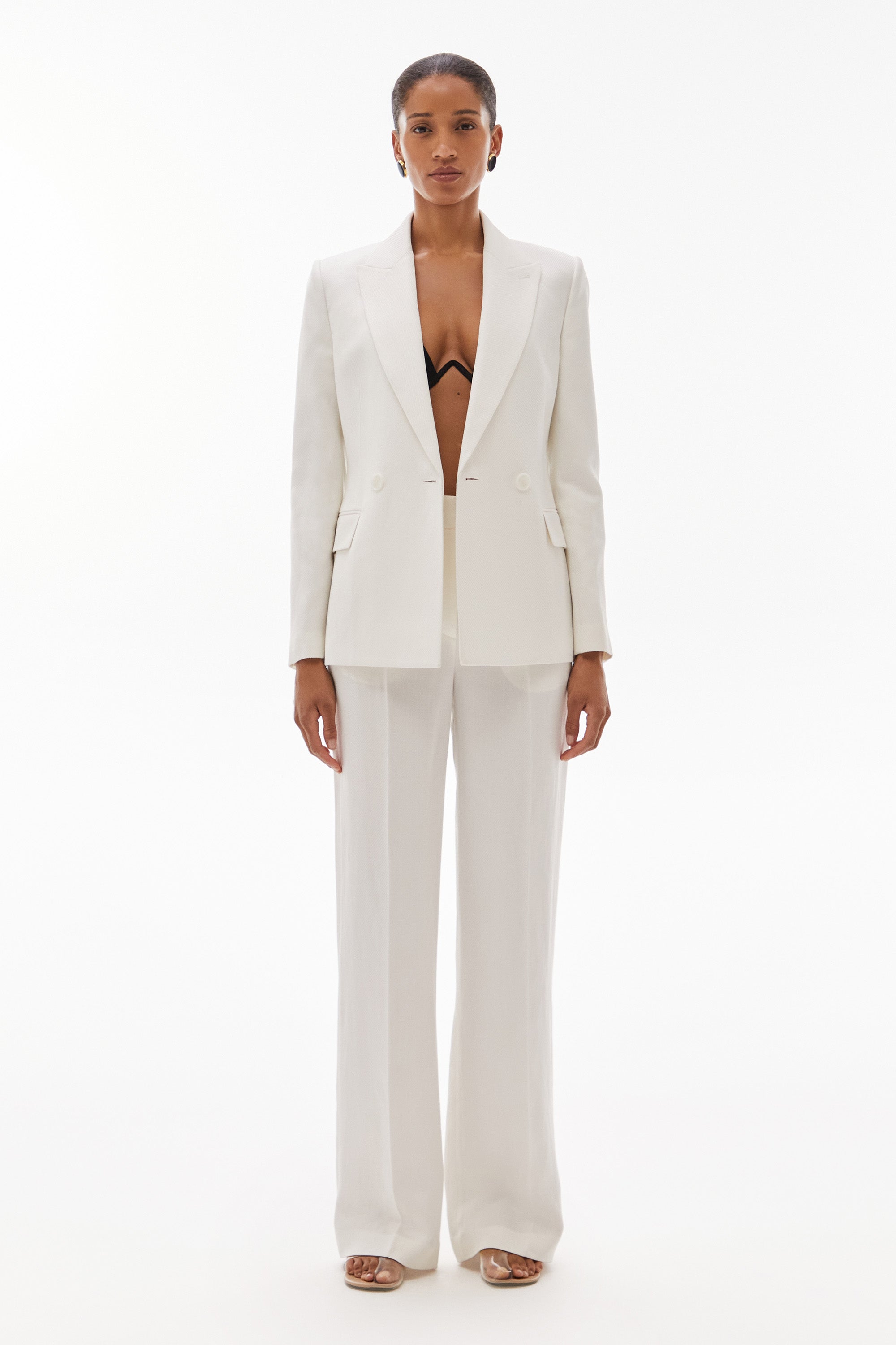 WILLOW-Illaria Curve Blazer Cream