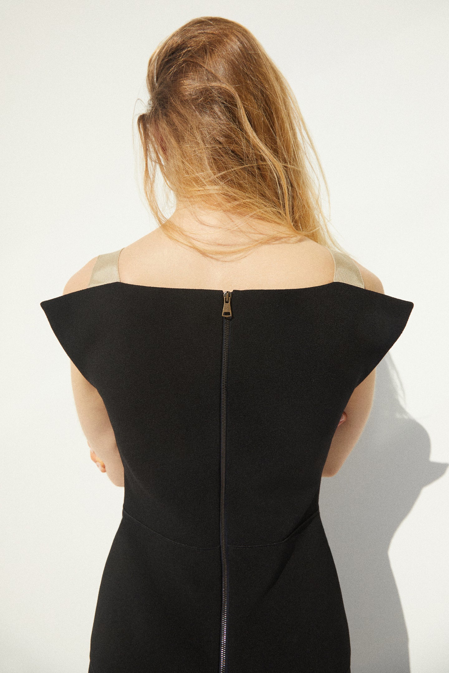 Inez Crepe Dress Black-Willow-Australian-designer