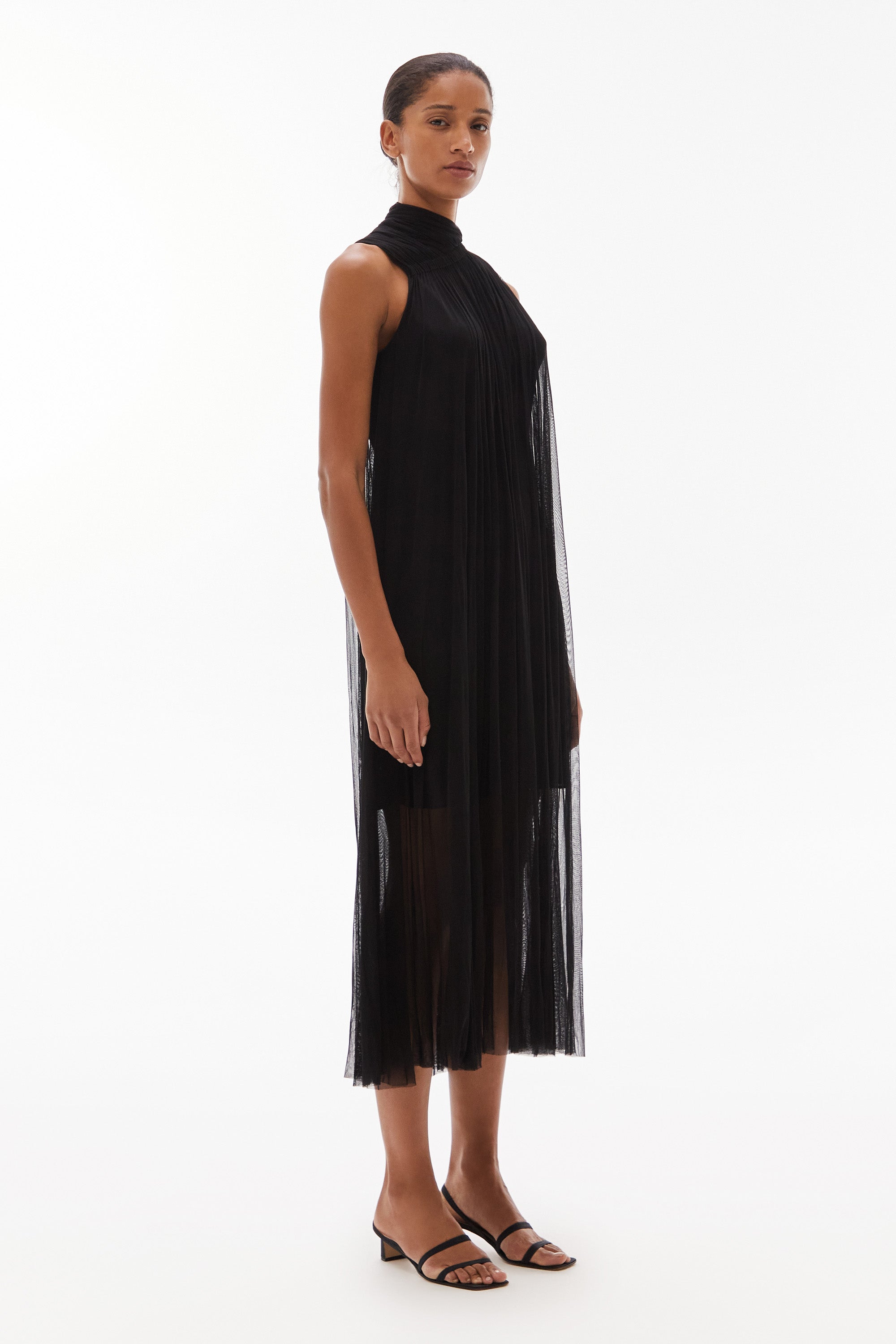 WILLOW-Issa Silk Dress Black