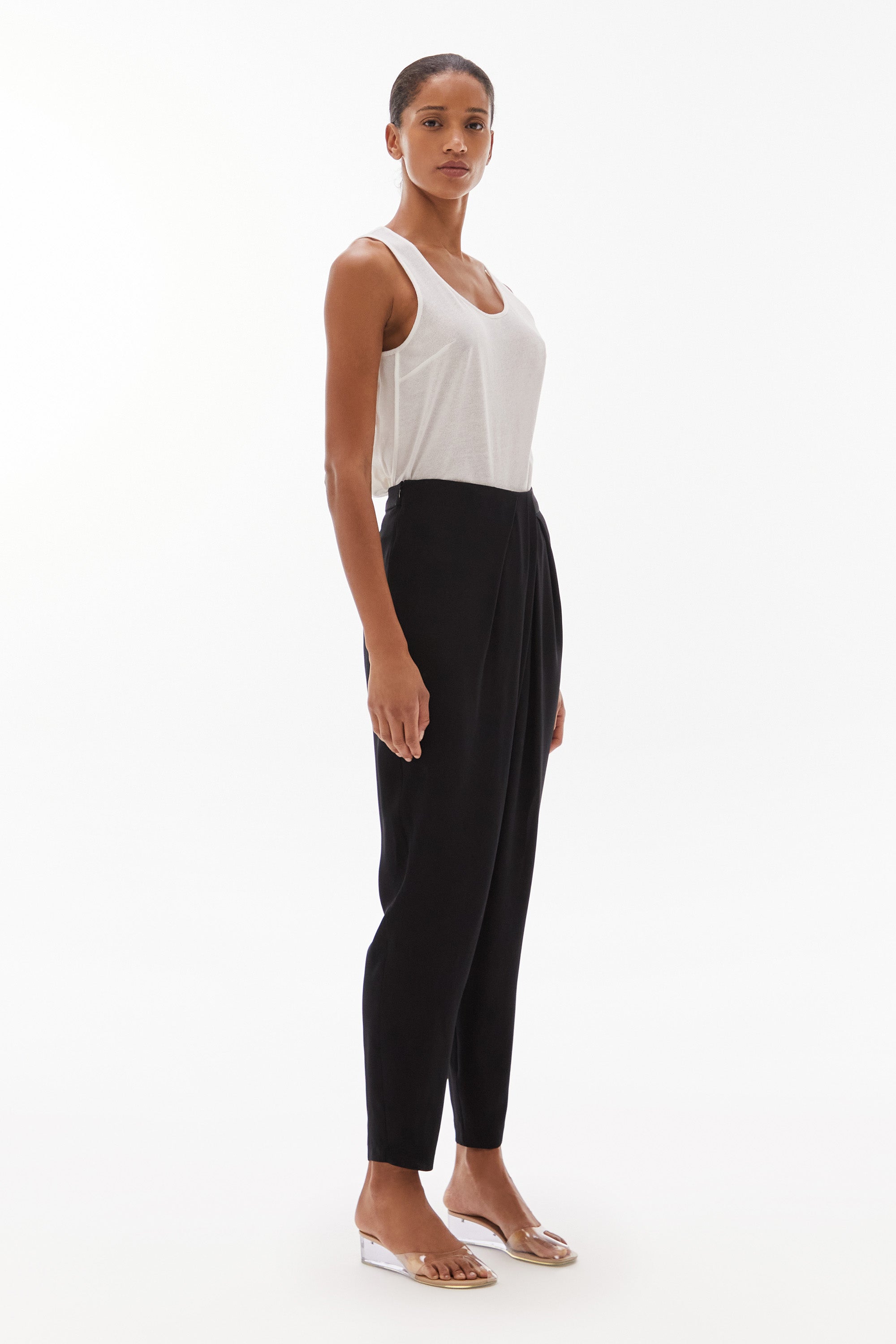 WILLOW-Medea Silk Pant Black