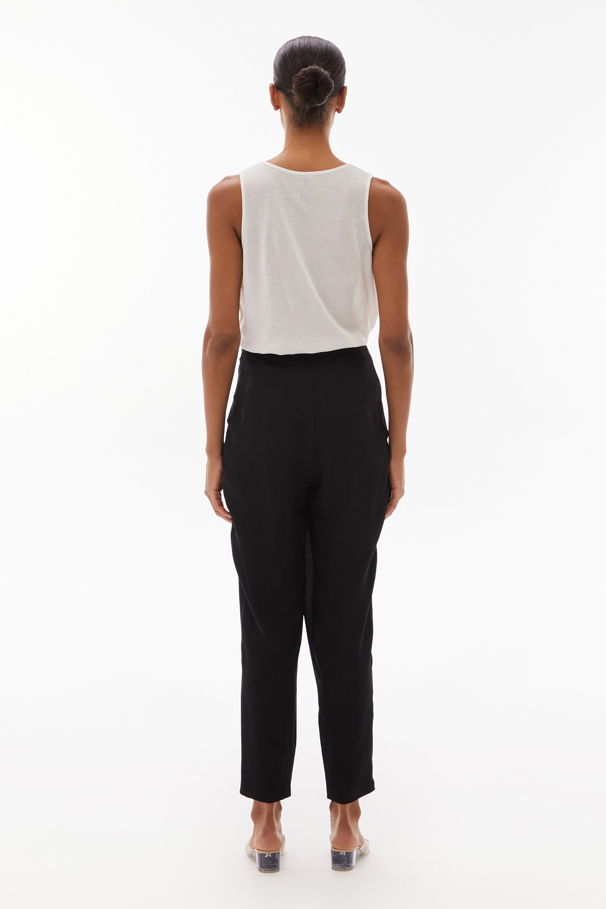 WILLOW-Medea Silk Pant Black