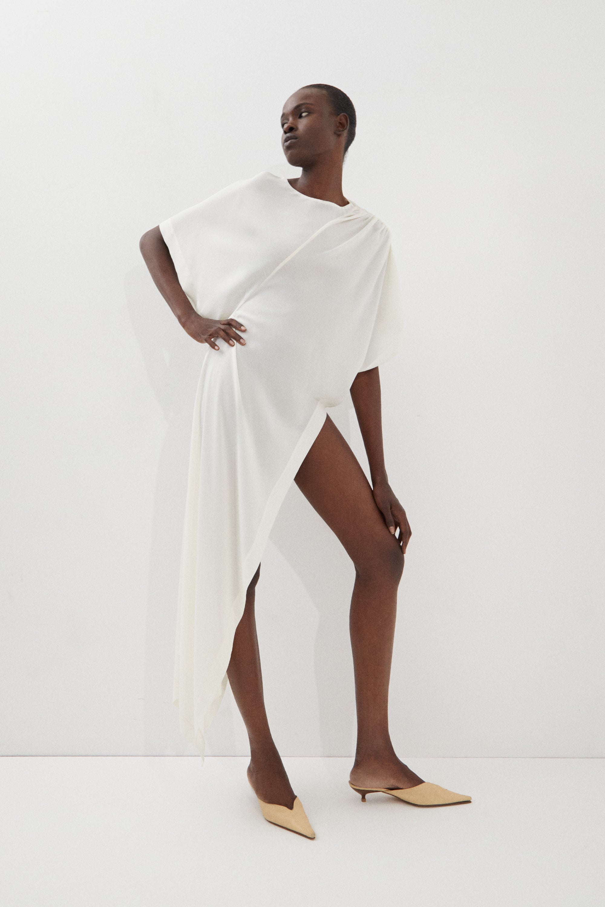 WILLOW-Medea Silk Tunic Ivory