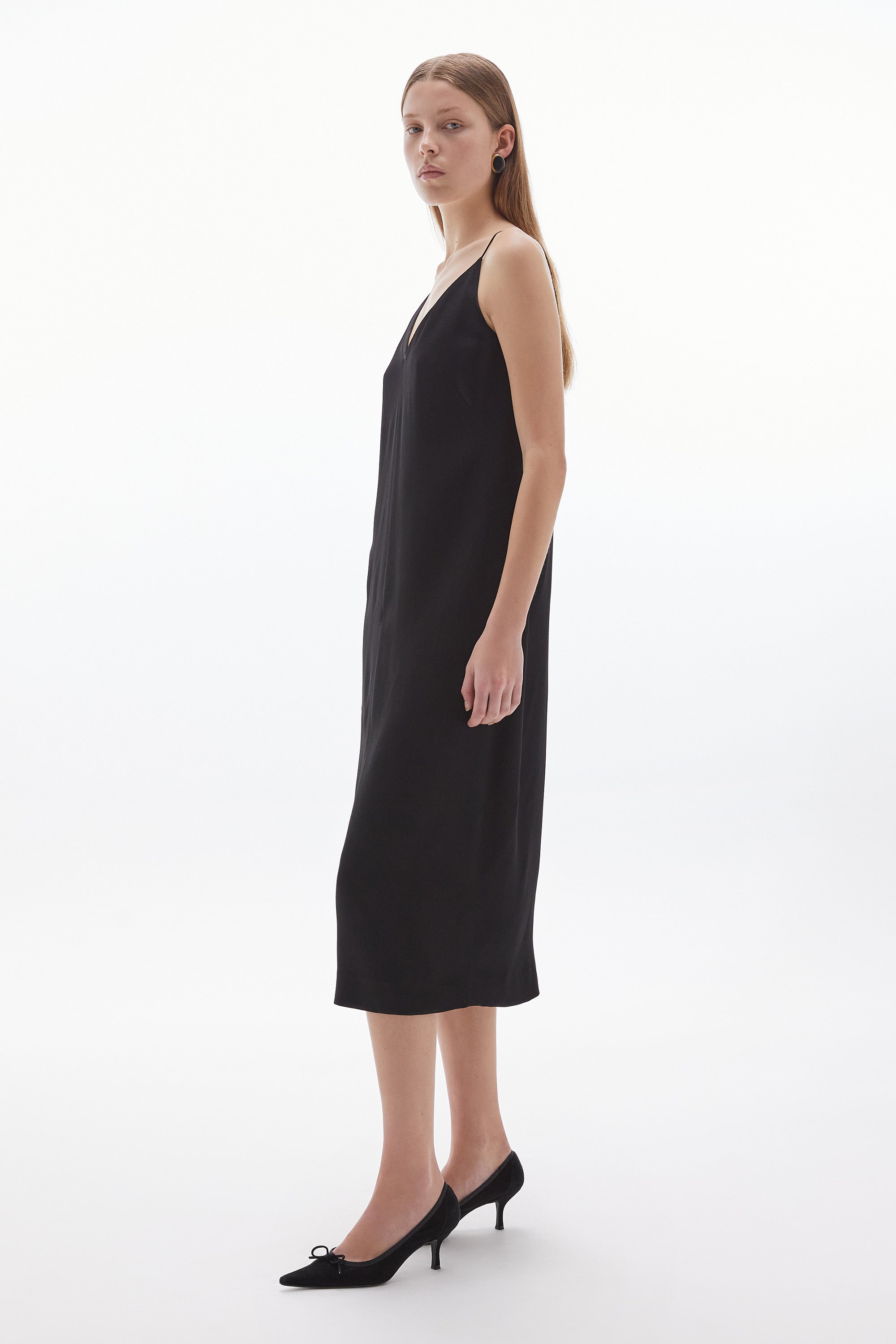 WILLOW-Noa Slip Dress Black