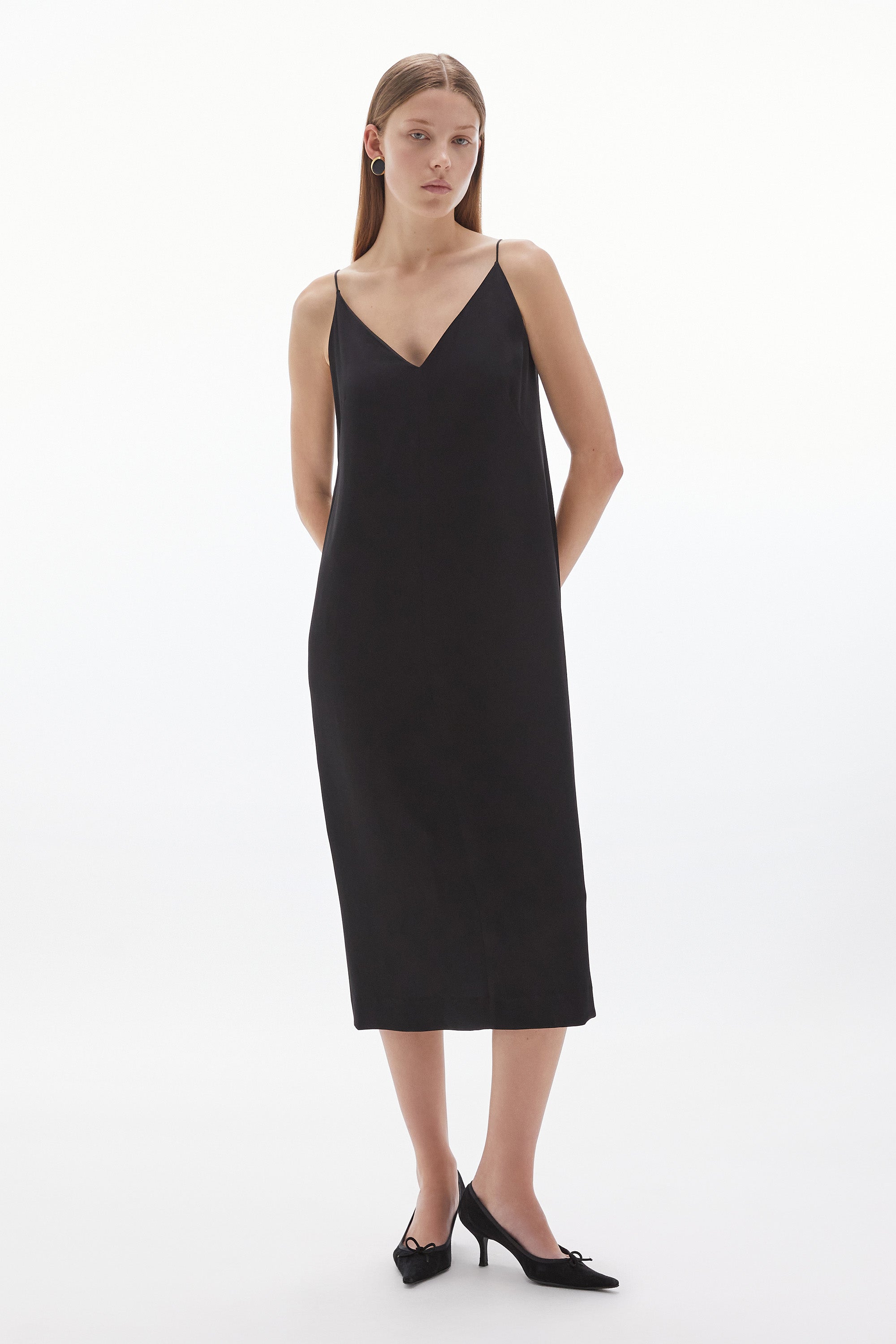 WILLOW-Noa Slip Dress Black