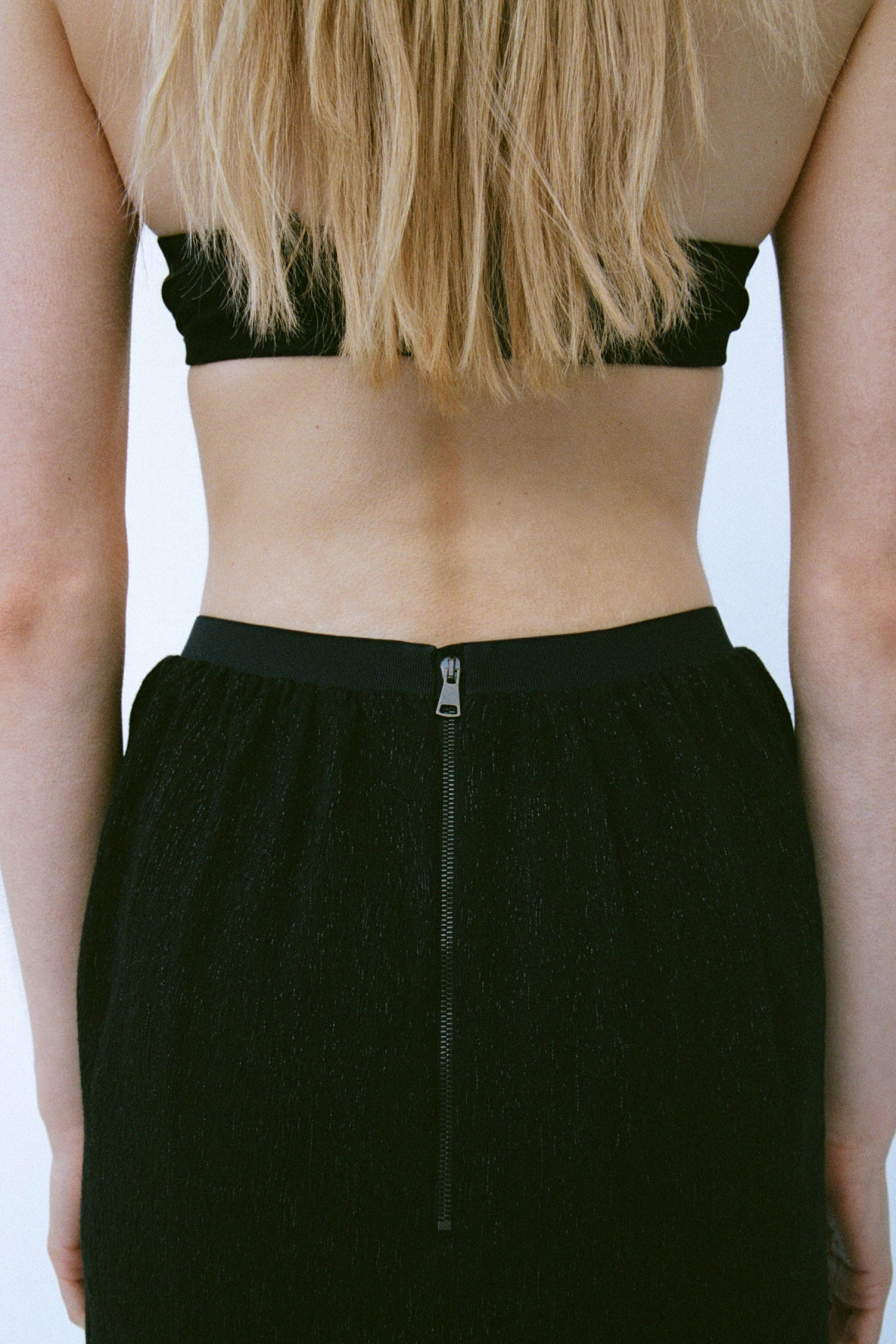 Ren Lamé Skirt Black-Willow-Australian-designer