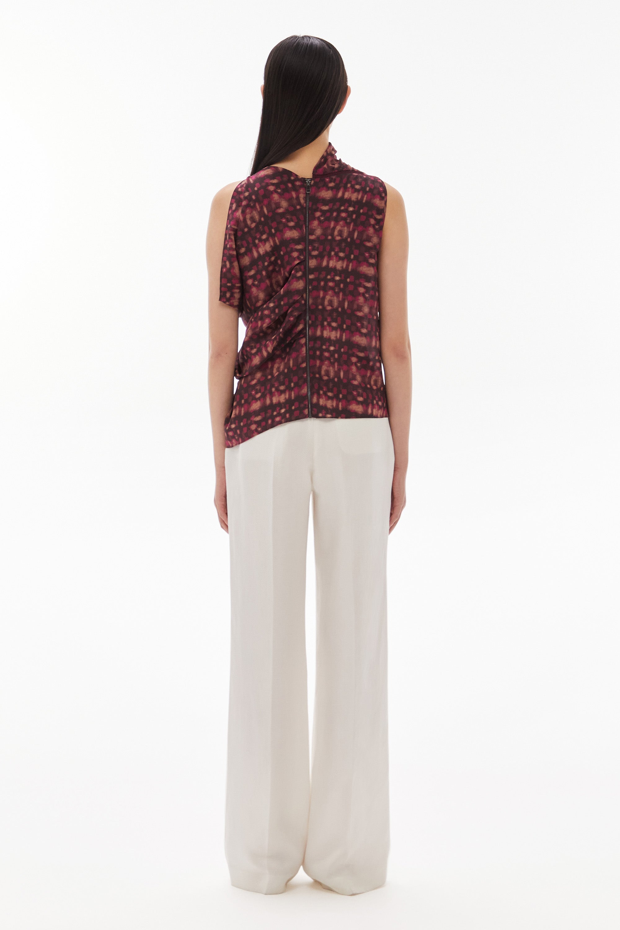 WILLOW-Seren Silk Top Print