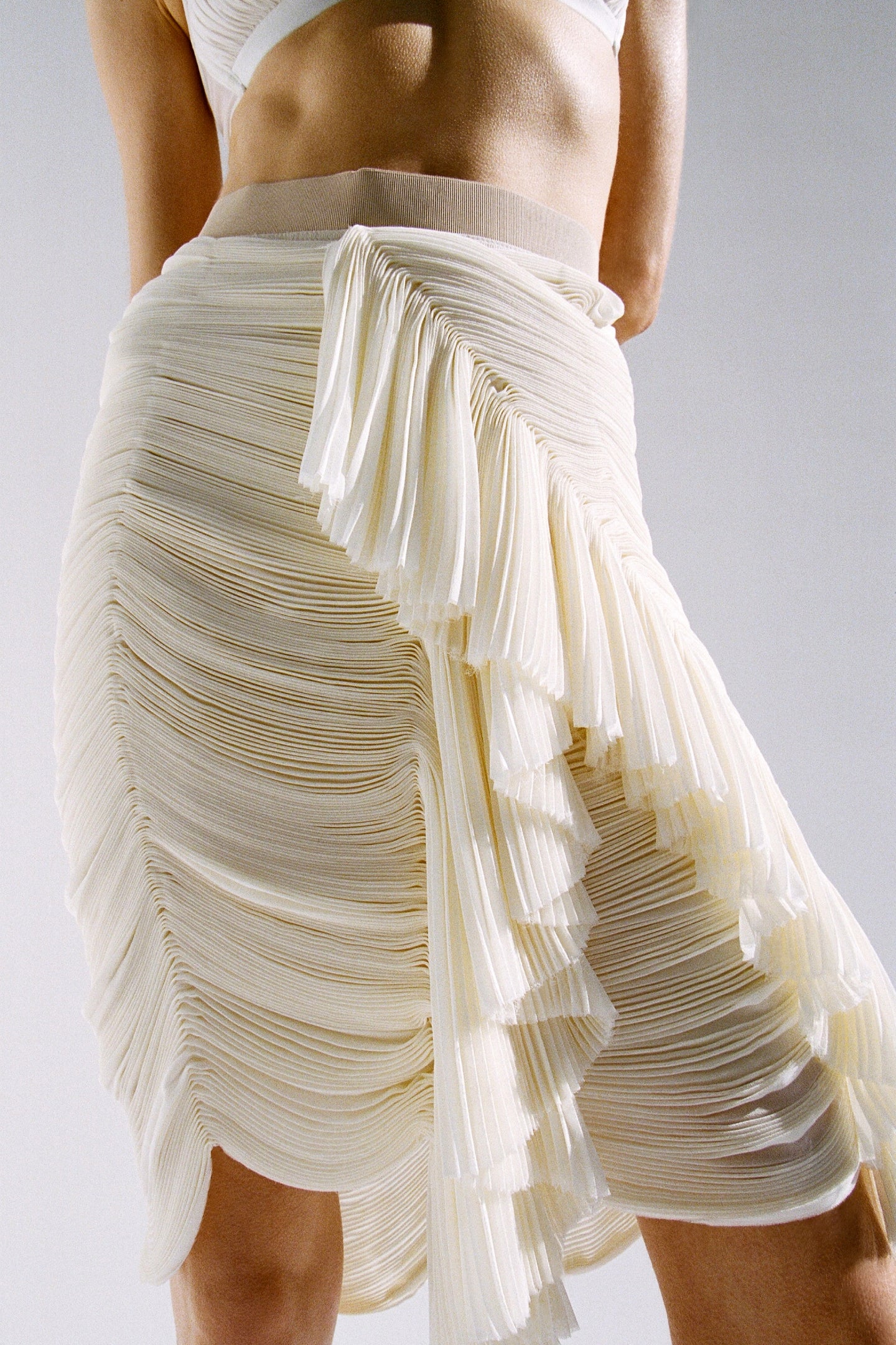 Yuki Skirt Butter-Willow-Australian-designer