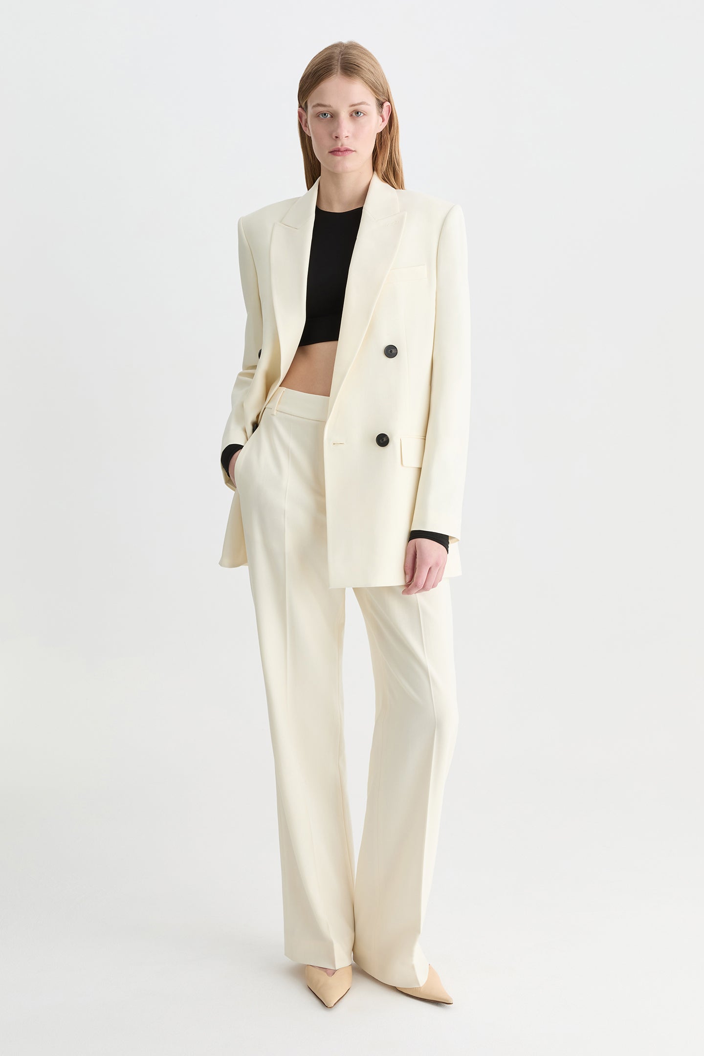 Carus Wool Blazer Vanilla