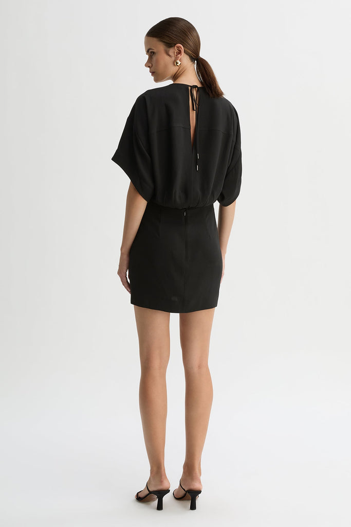 ALLEGRA MINI DRESS-Black-WILLOW-Australian-Designer