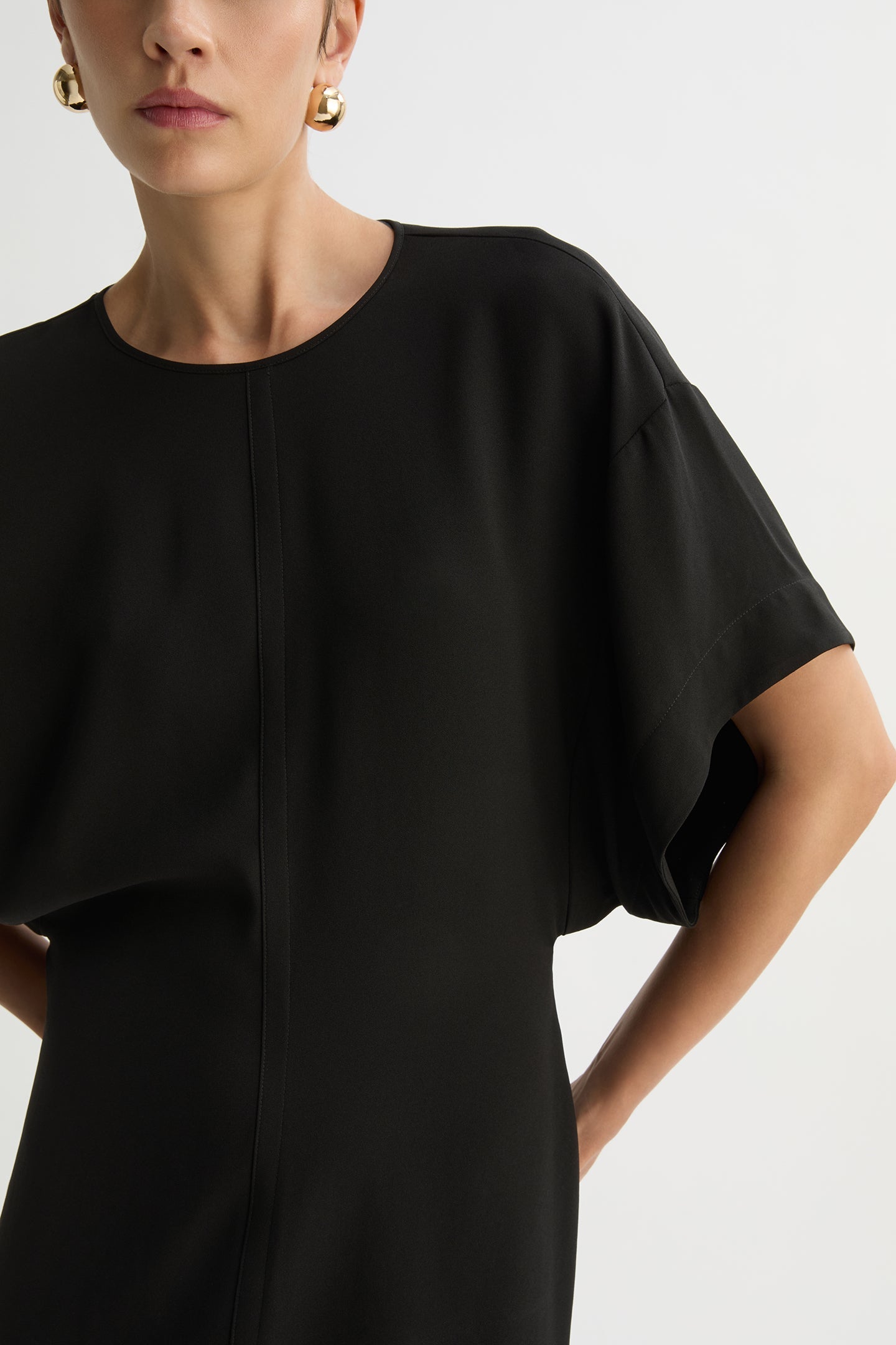 ALLEGRA MINI DRESS-Black-WILLOW-Australian-Designer