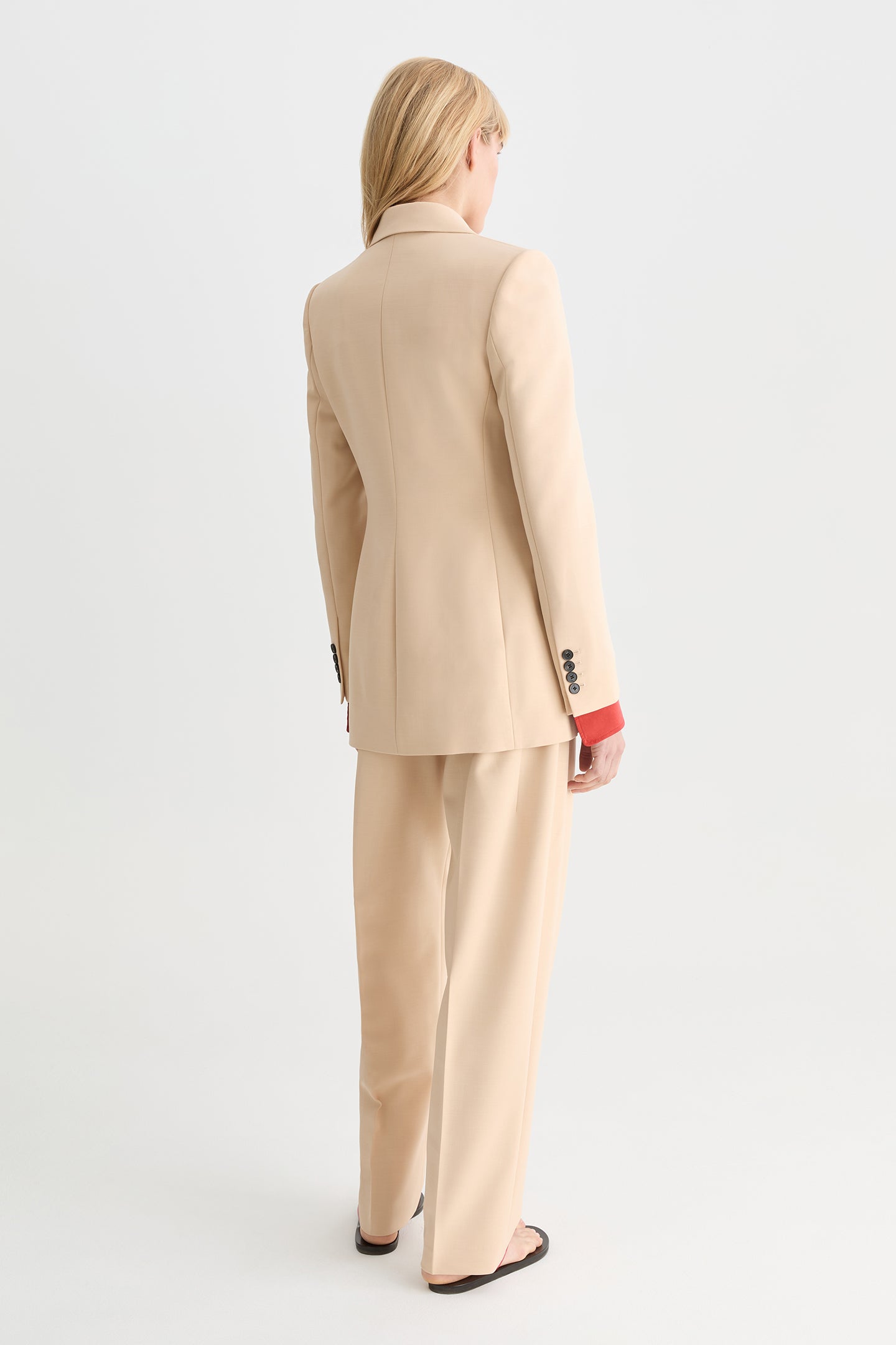 Aeris Sculpted Blazer Wheat-Willow-Australian-designer