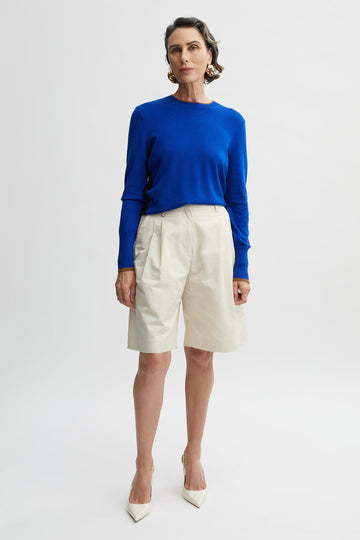 Bonnie Wool Crew Knit-Klein Blue-WILLOW-Australian-Luxury-Designer