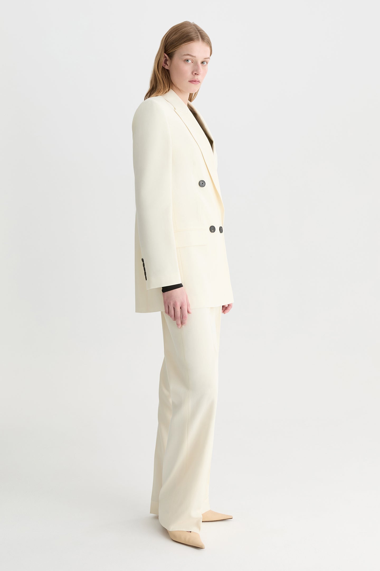 Carus Wool Blazer Vanilla-Willow-Australian-designer