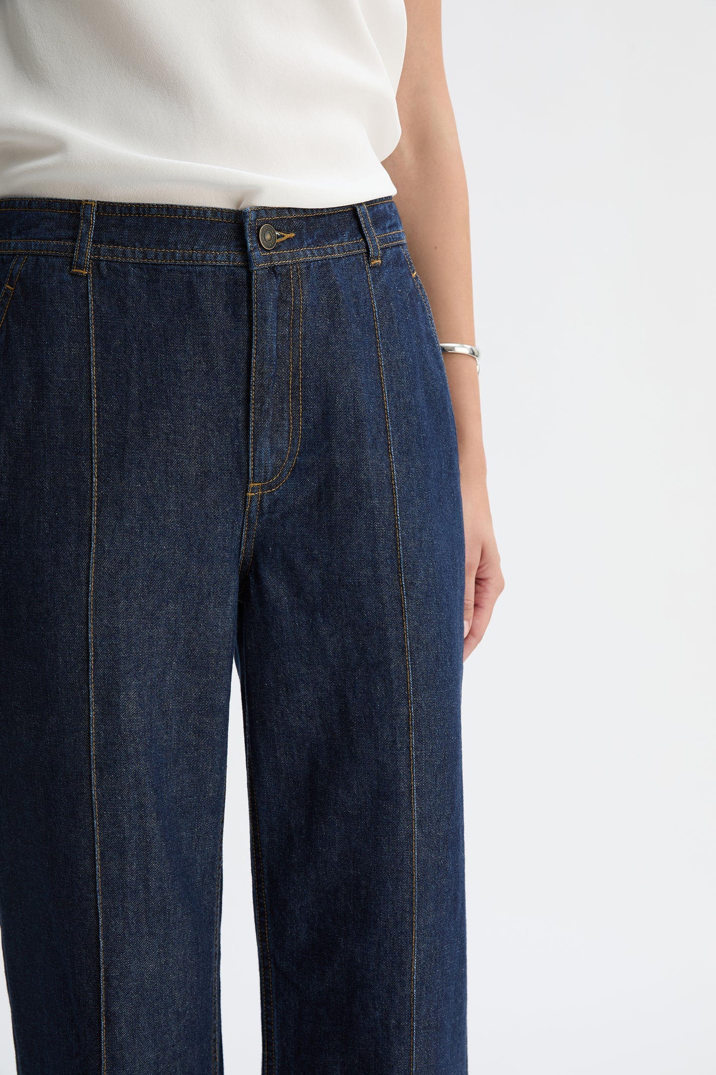 ELLORA HIGH RISE JEAN-Indigo-WILLOW-Australian-Designer