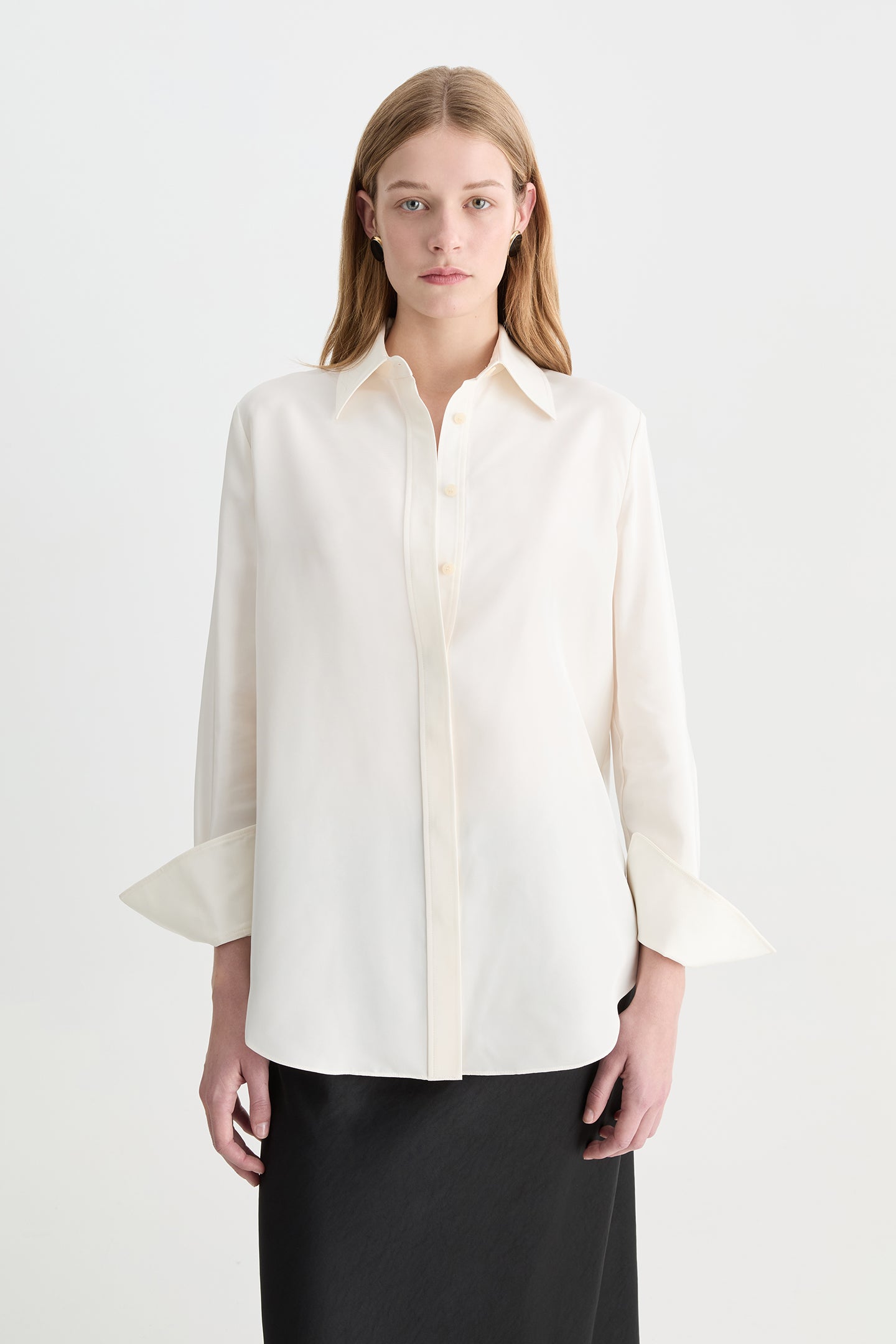 Emi Silk Shirt Ivory-Willow-Australian-designer