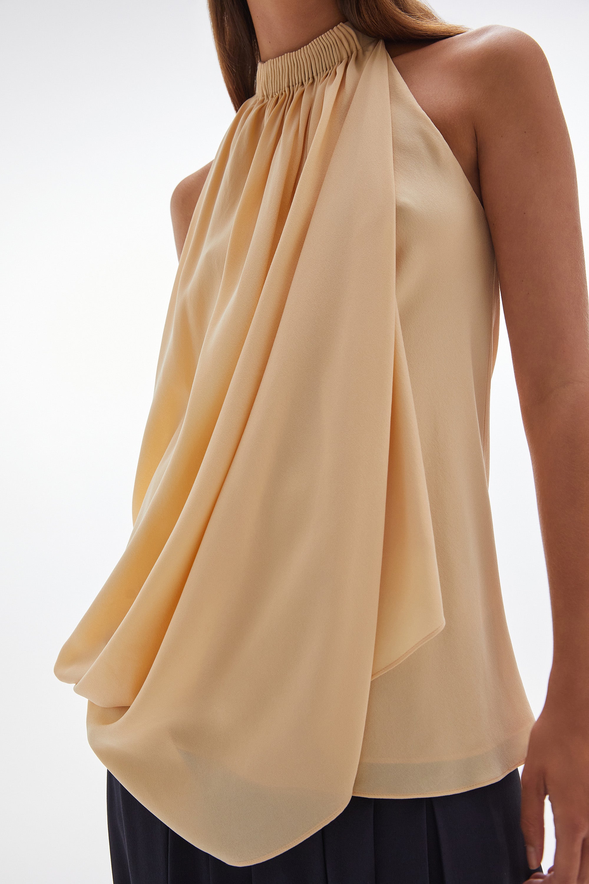 Solis Silk Twist Top Wheat