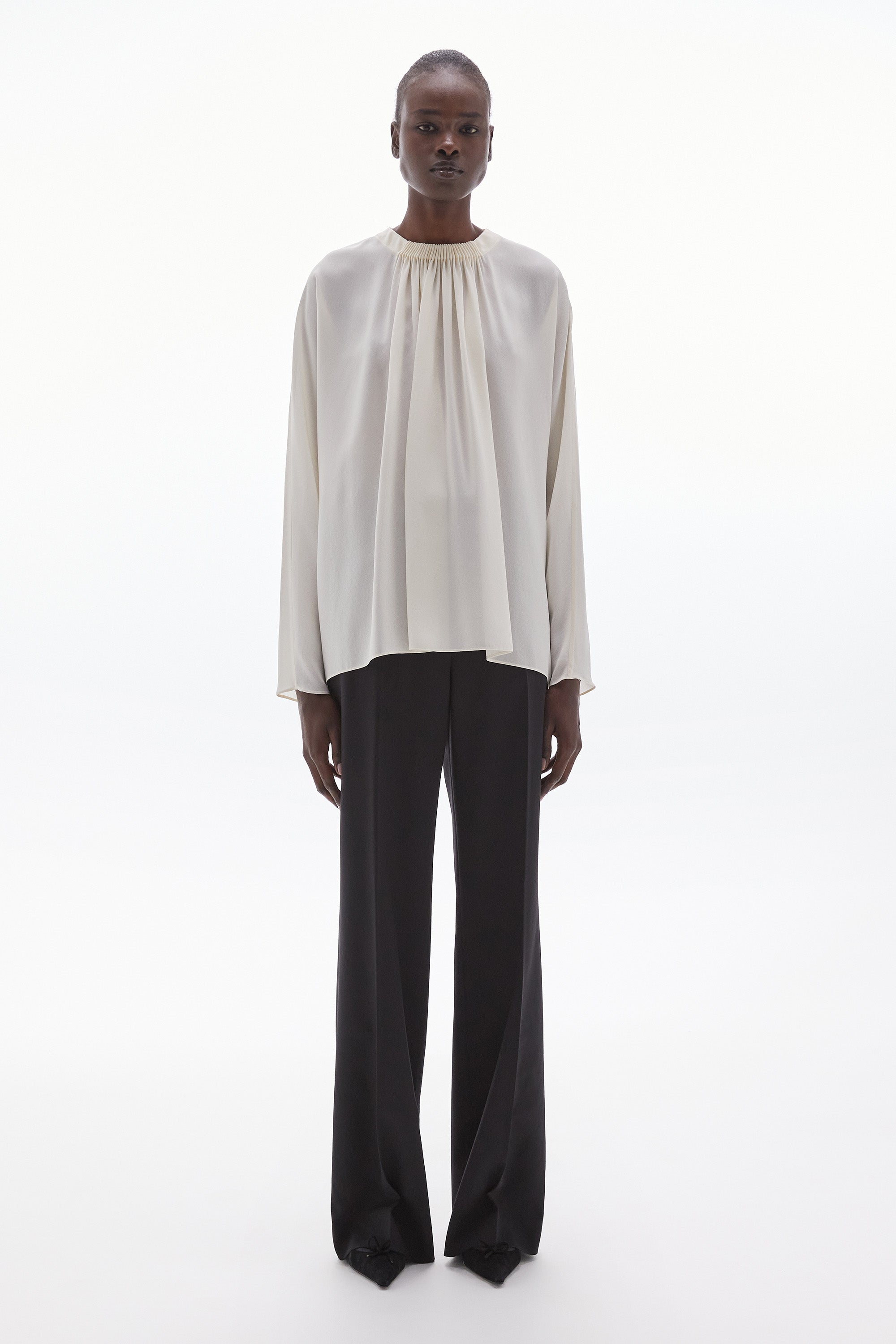 Solis Silk Blouse Ivory