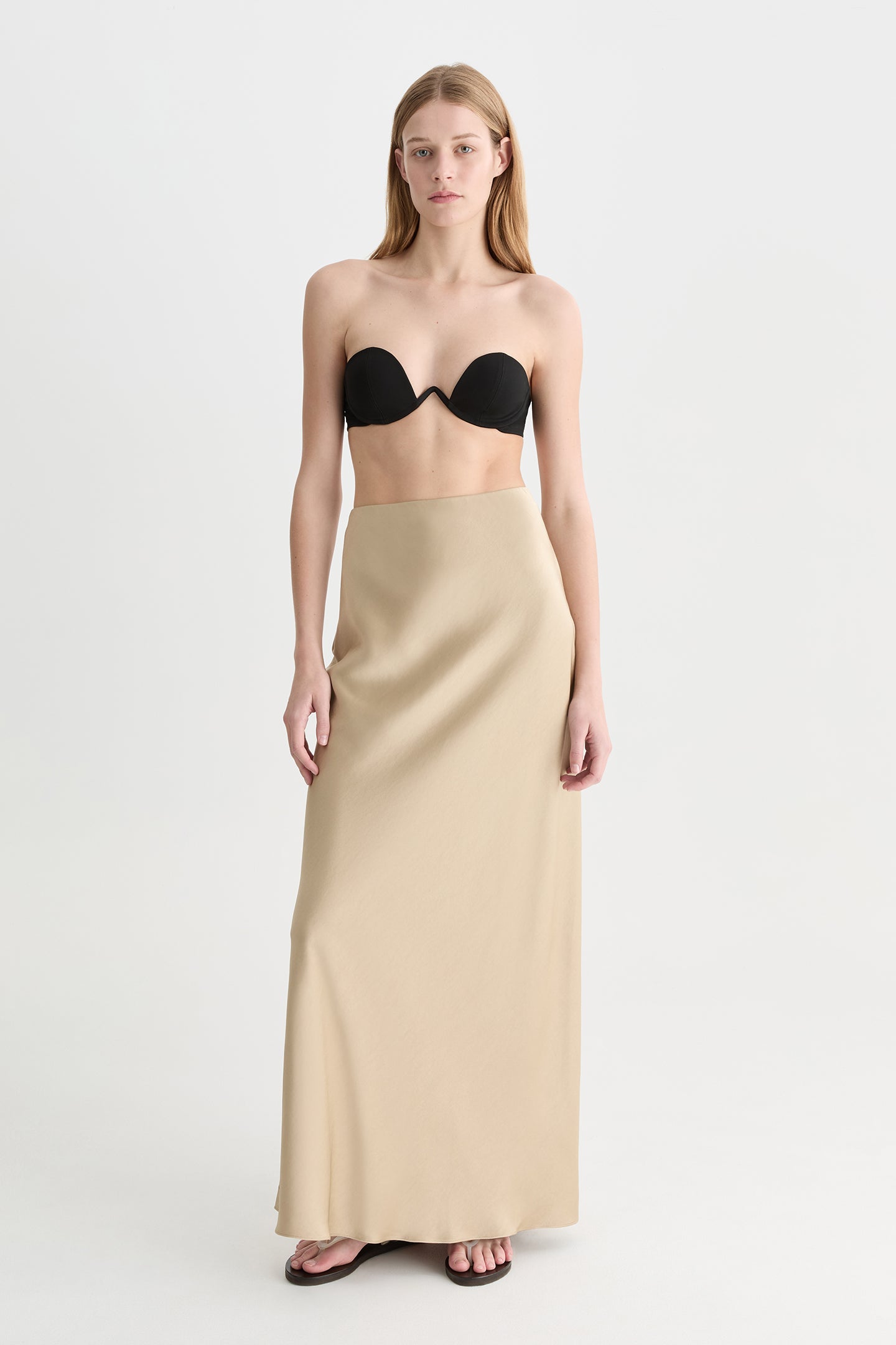 Gaia Skirt Champagne-Willow-Australian-designer