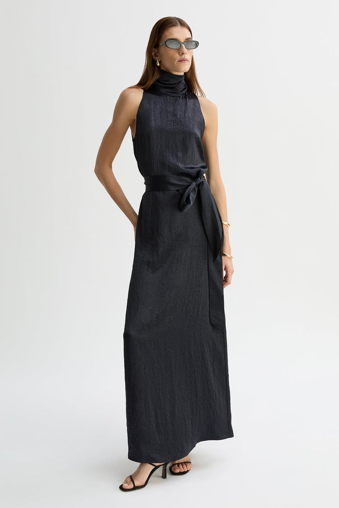 IMOGEN GOWN-Midnight-WILLOW-Australian-Designer