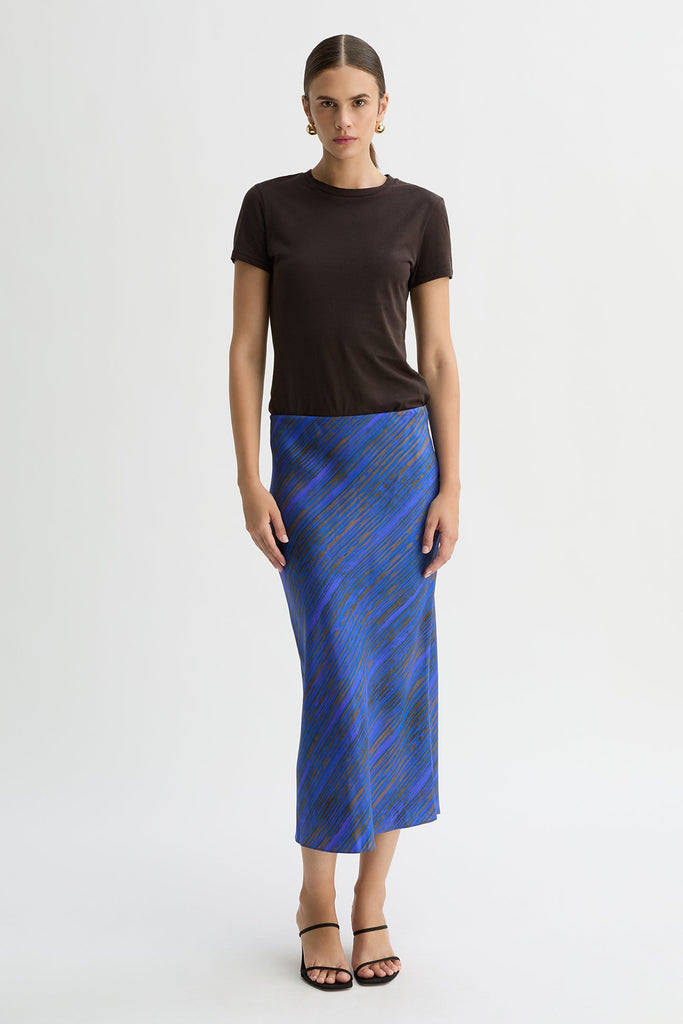 MARTINA SILK SKIRT-Print-WILLOW-Australian-Designer