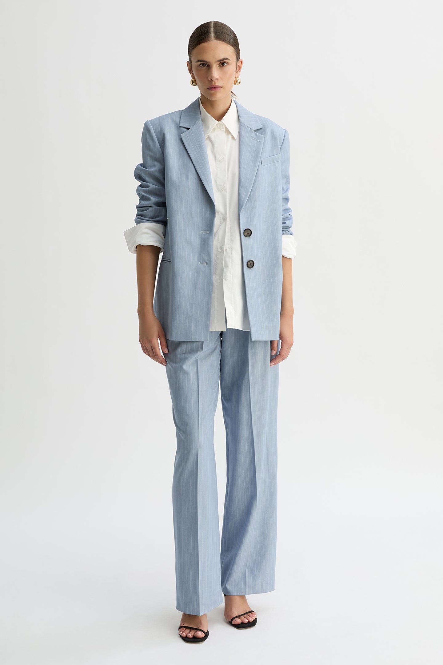 NADIA BLAZER-Stripe-WILLOW-Australian-Designer