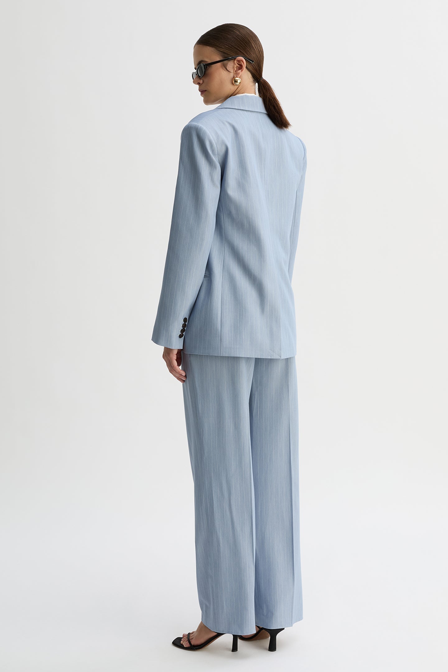 NADIA BLAZER-Stripe-WILLOW-Australian-Designer