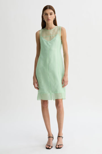 NAOMI MIDI DRESS-Moss-WILLOW-Australian-Designer