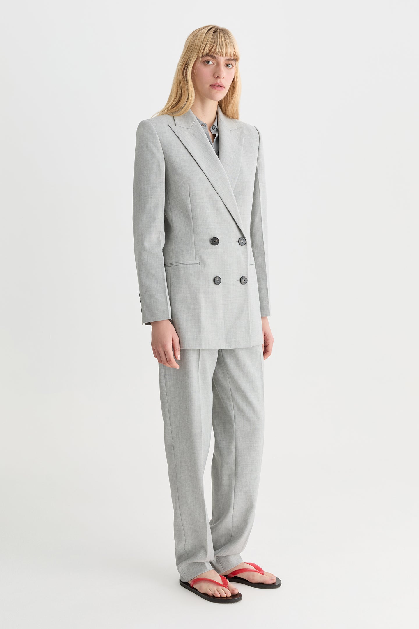 Novus Blazer Grey Marle-Willow-Australian-designer