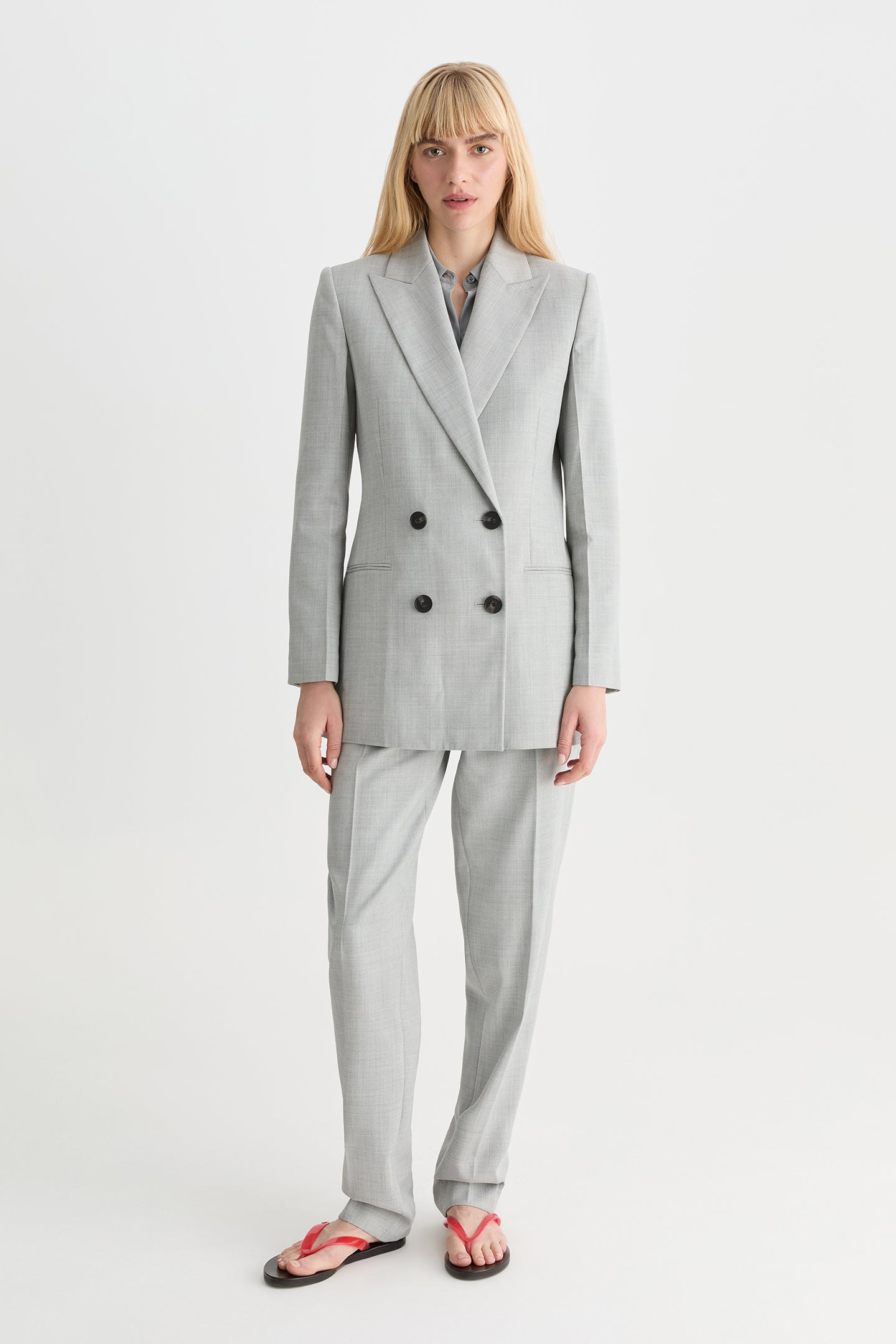Novus Blazer Grey Marle-Willow-Australian-designer