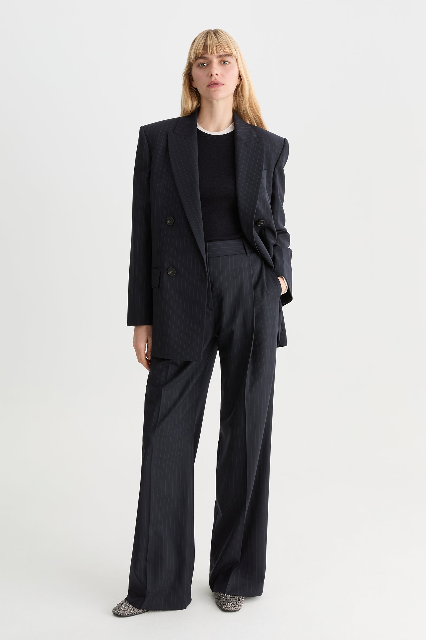 Nox Pant Ink Pinstripe-Willow-Australian-designer