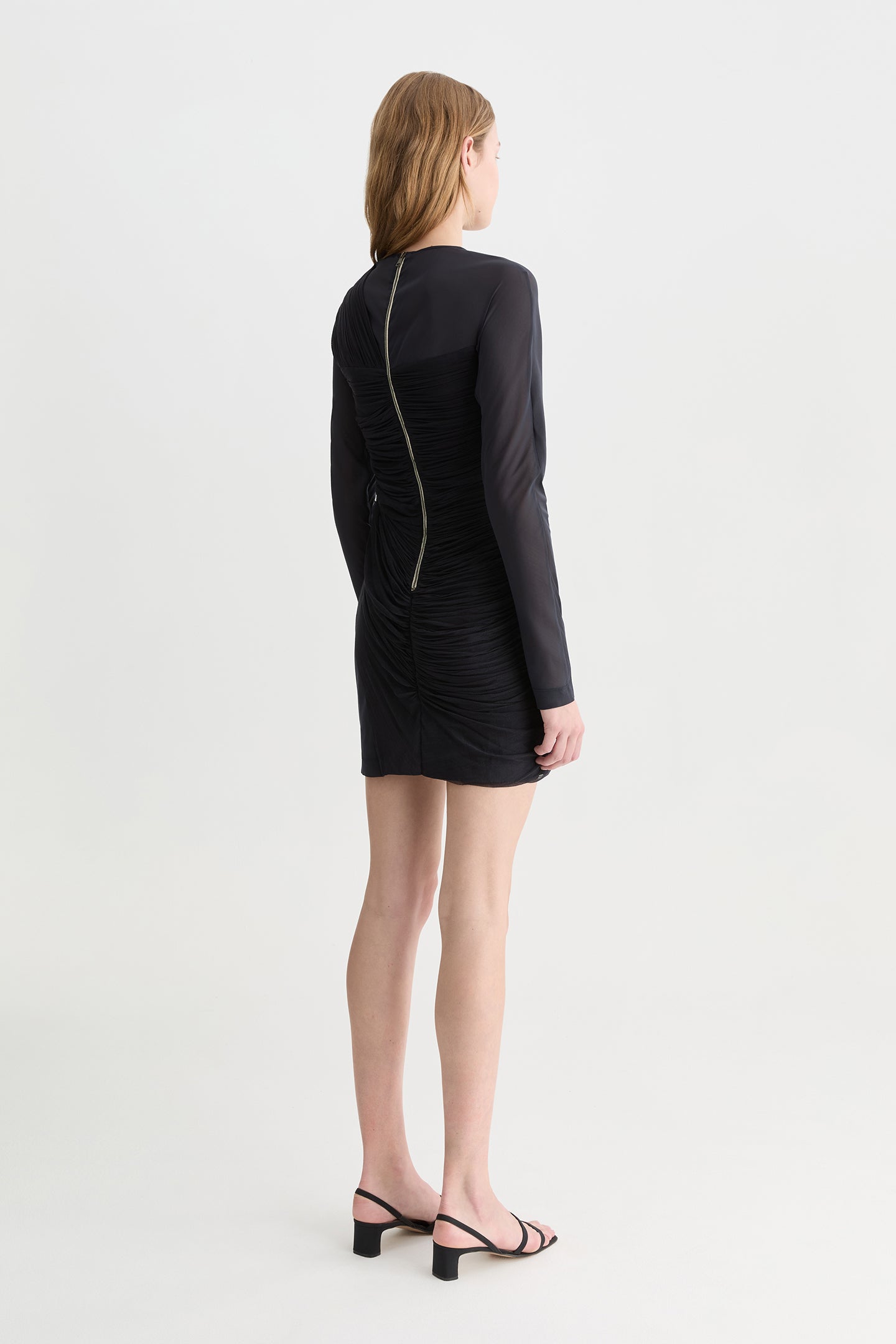 Pala Silk Mini Dress Ink-Willow-Australian-designer