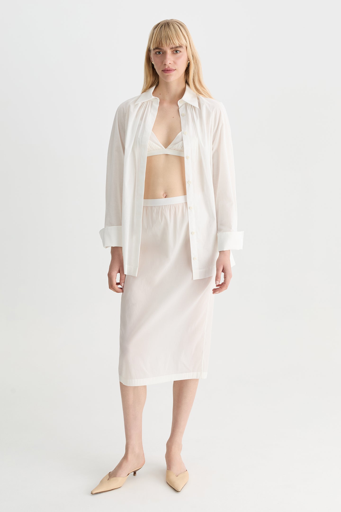 Poet Shirt Ivory-Willow-Australian-designer