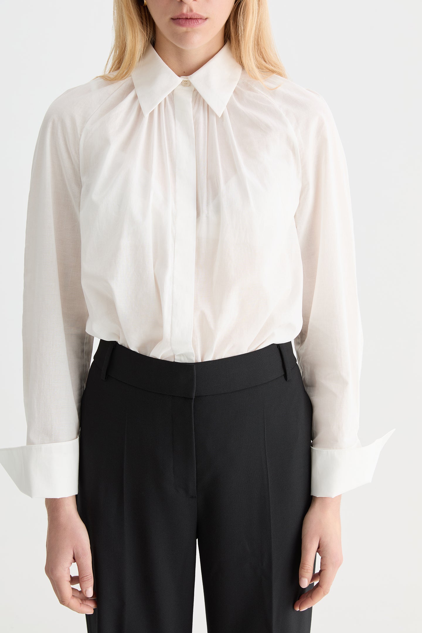 Poet Shirt Ivory-Willow-Australian-designer