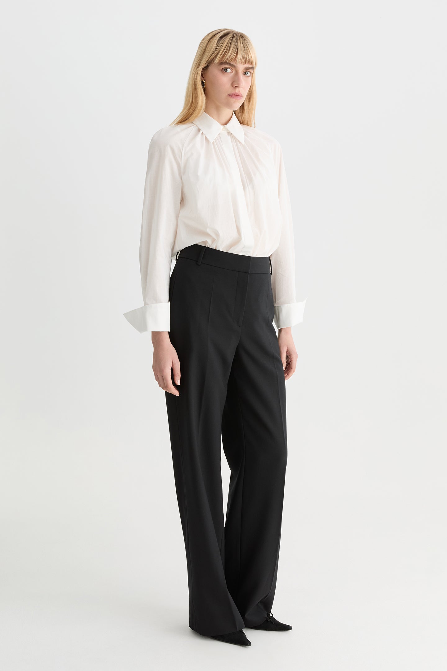 Poet Shirt Ivory-Willow-Australian-designer