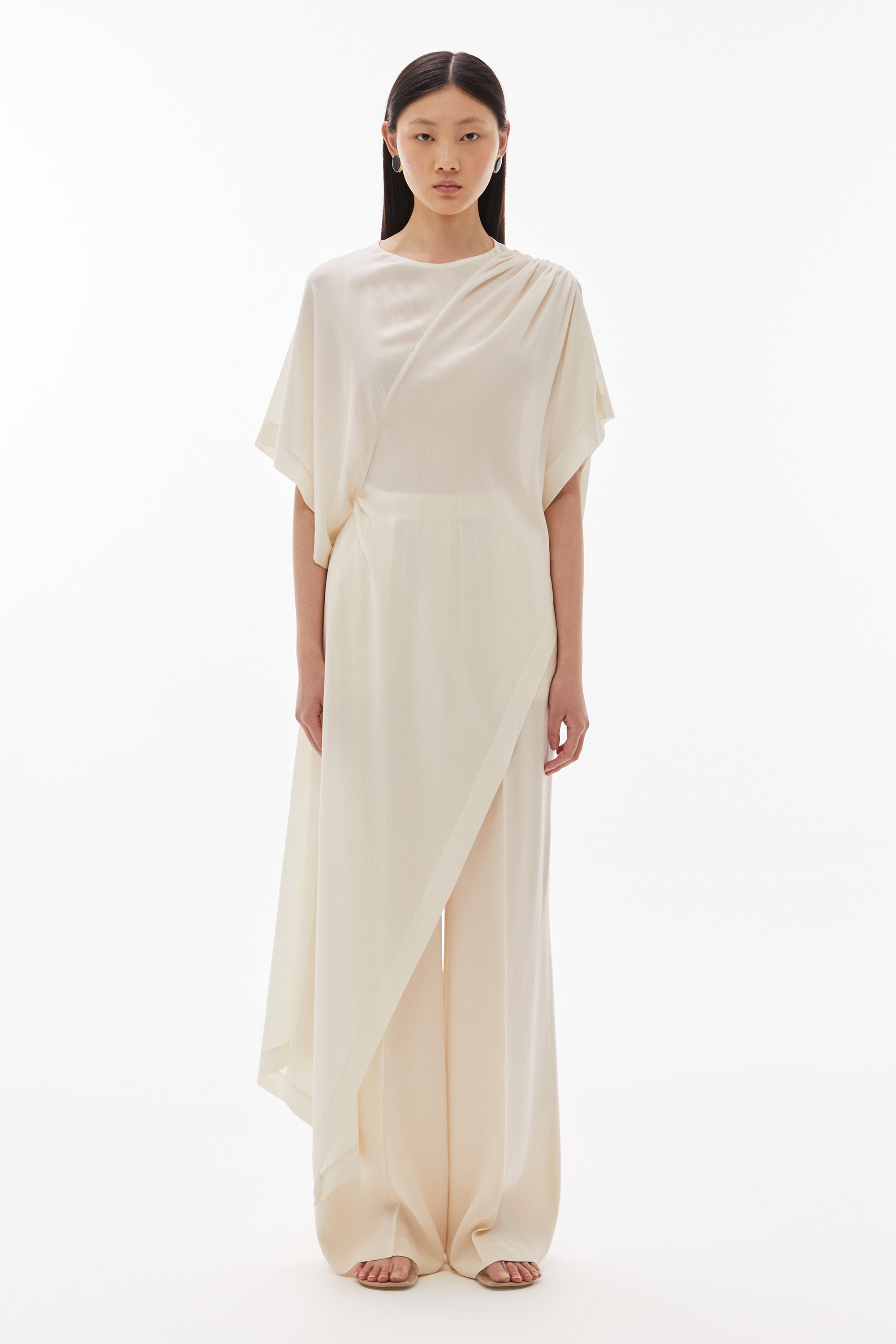 Medea Silk Tunic Ivory