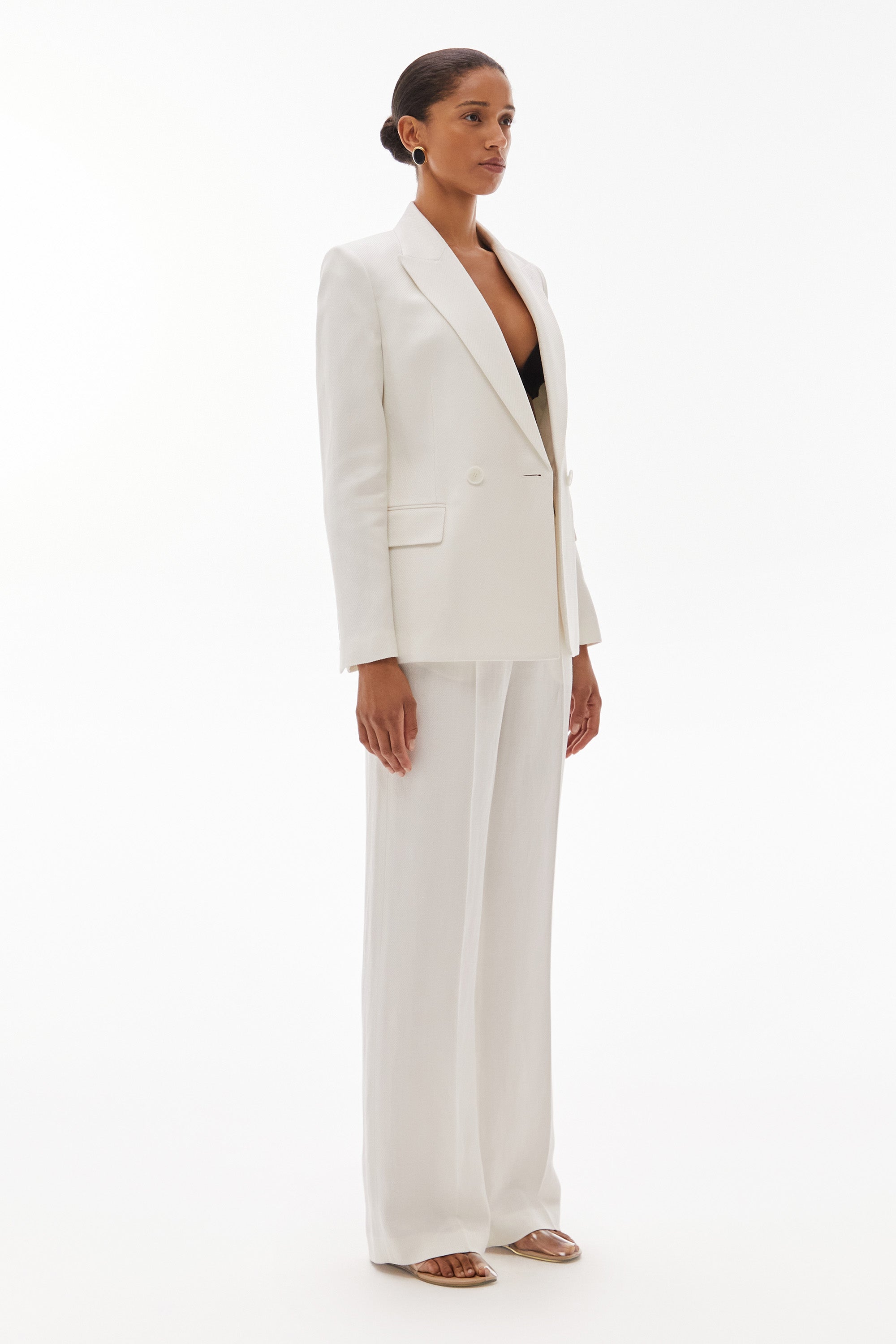 Illaria Curve Blazer Cream