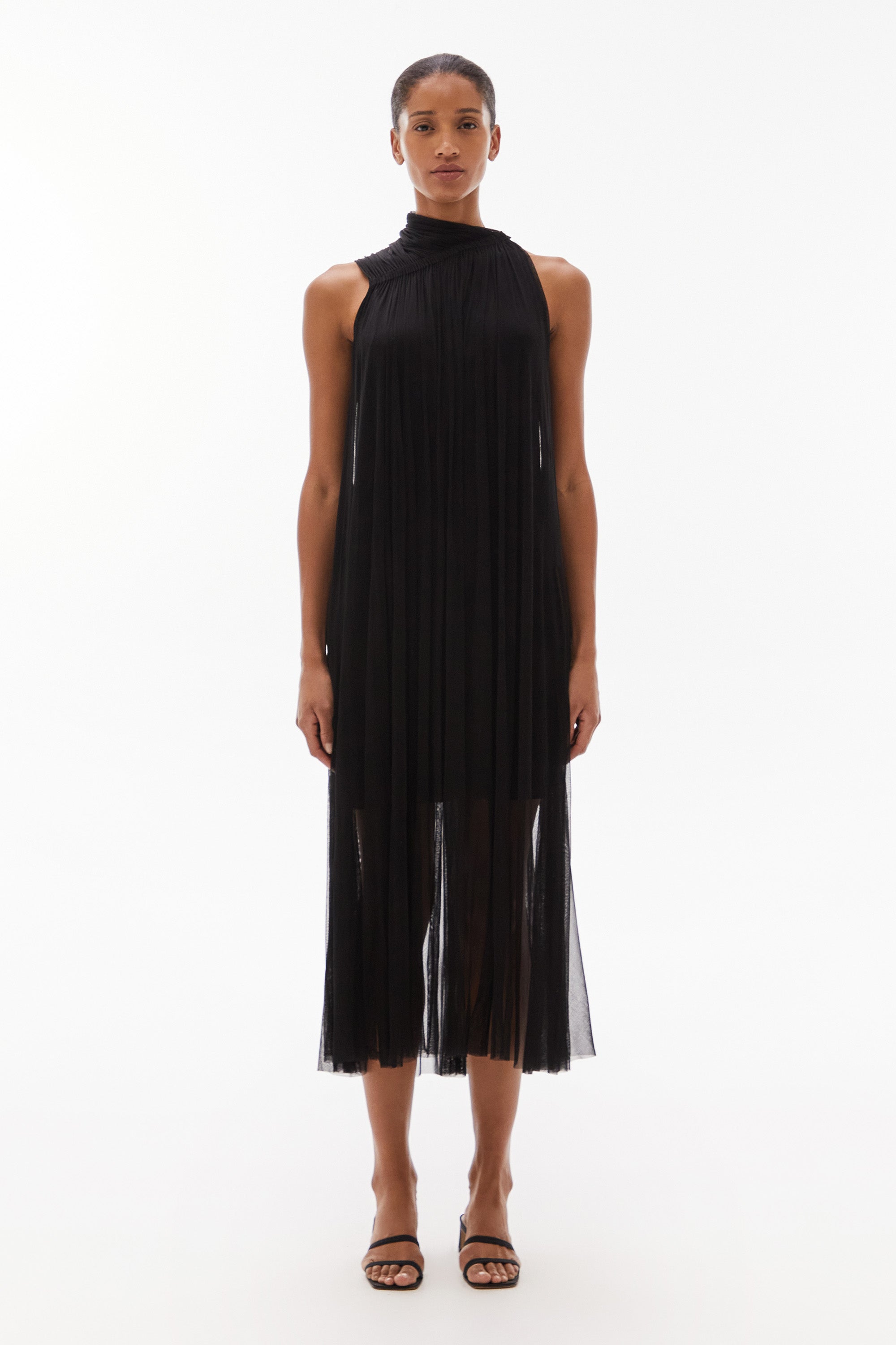 Issa Silk Dress Black